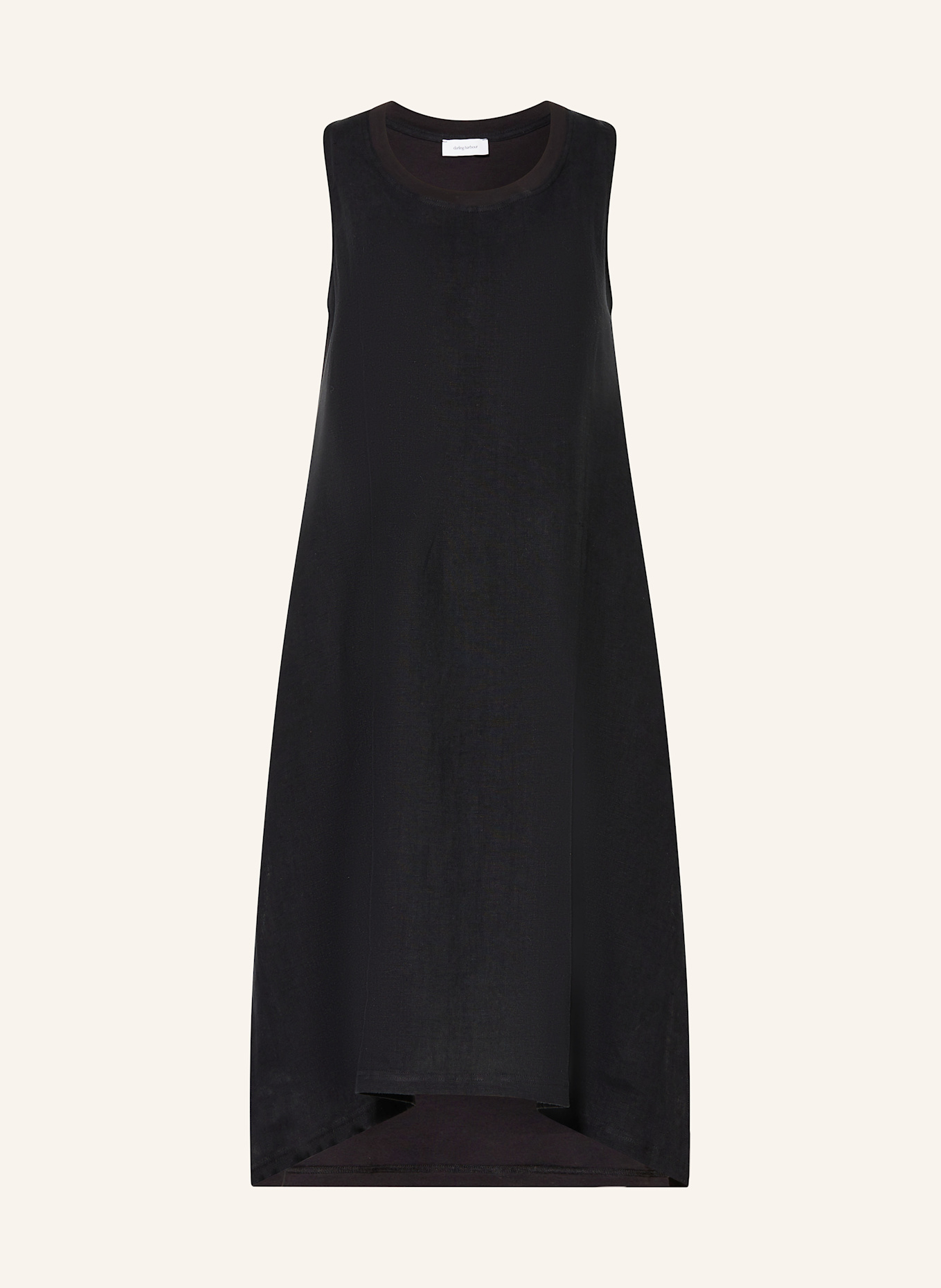 darling harbour Kleid im Materialmix: SCHWARZ