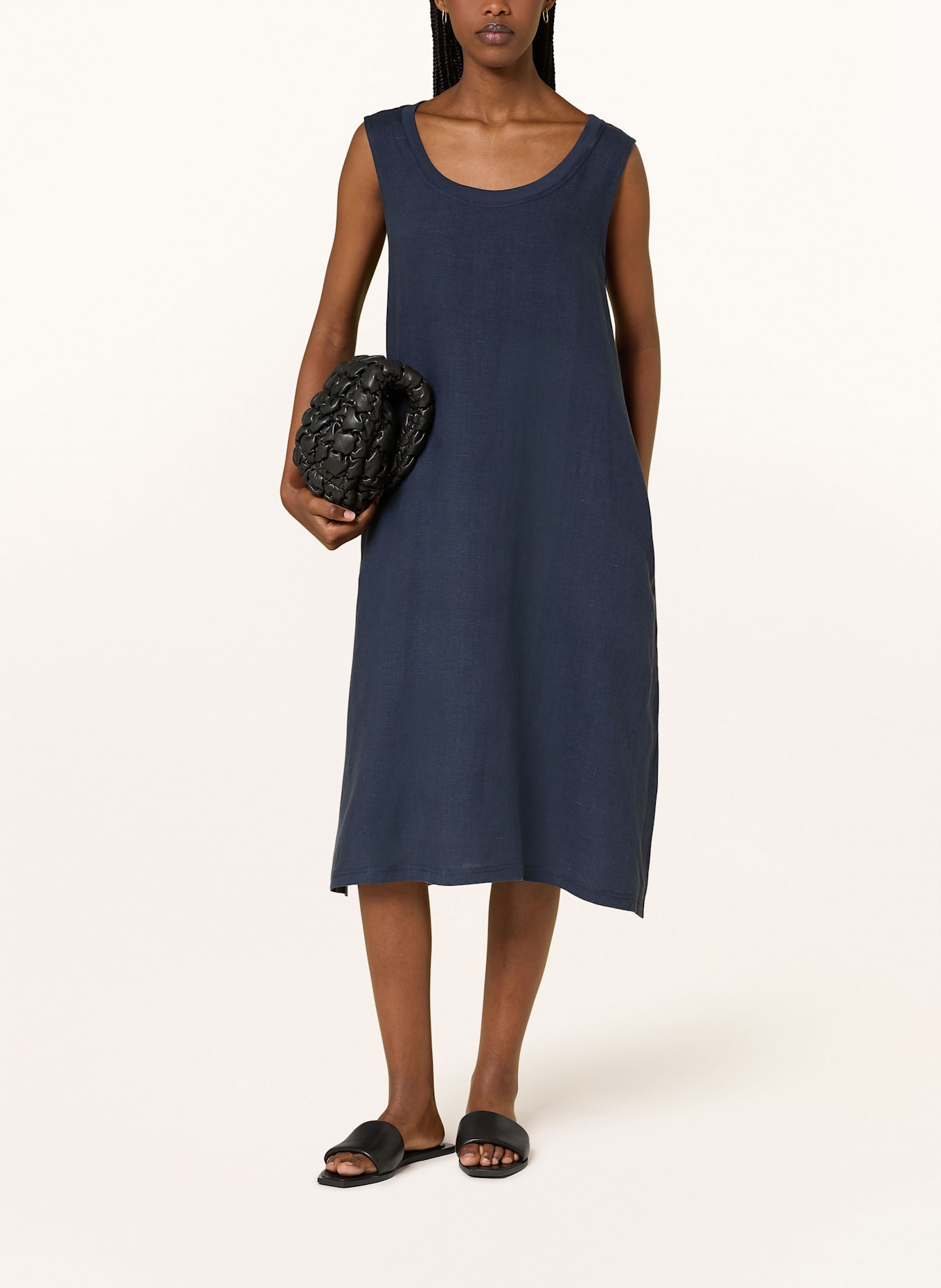 darling harbour Kleid im Materialmix: MARINE