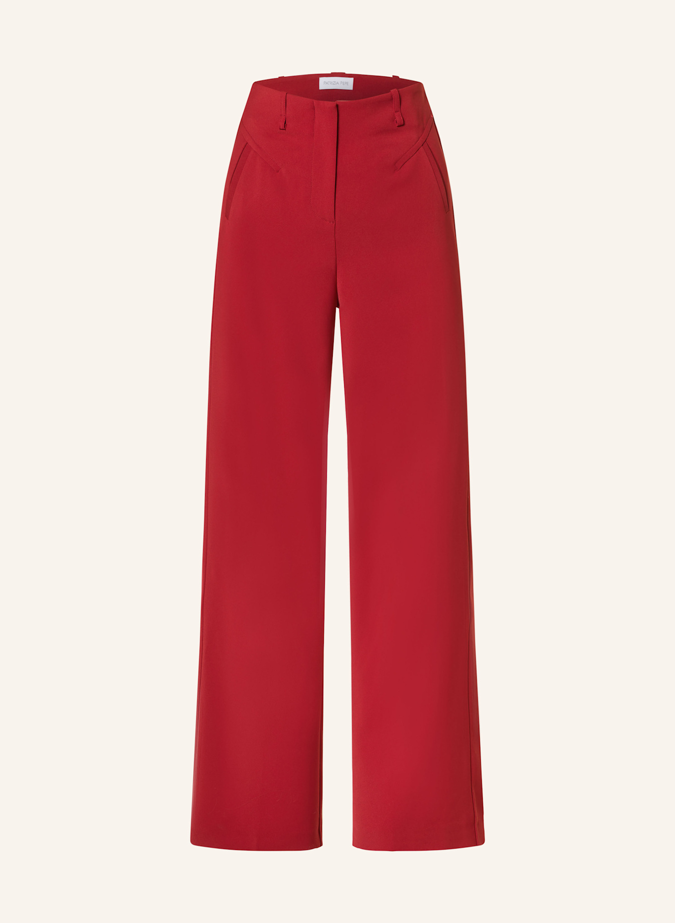 PATRIZIA PEPE Marlenehose: ROT