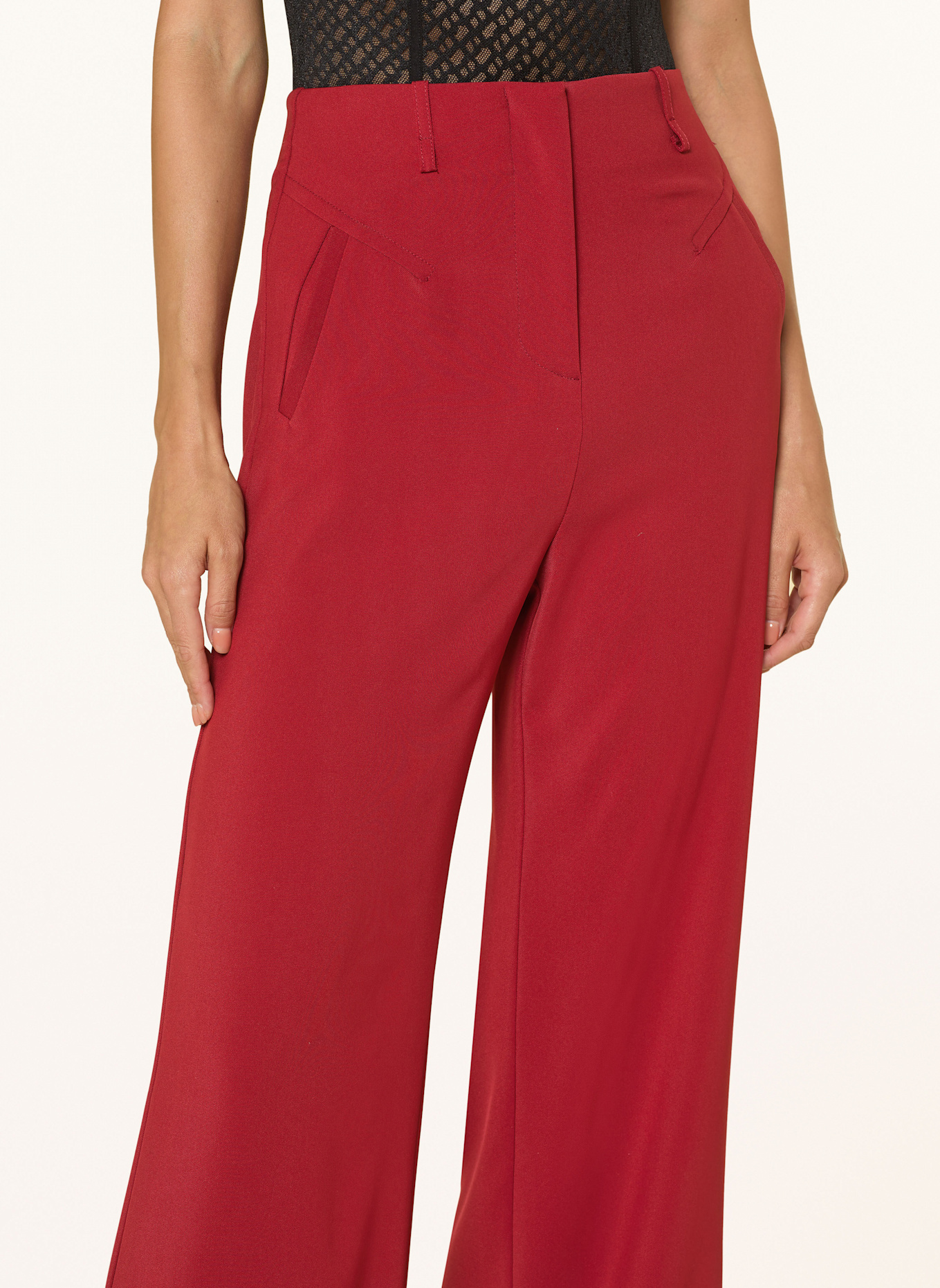 PATRIZIA PEPE Marlenehose: ROT