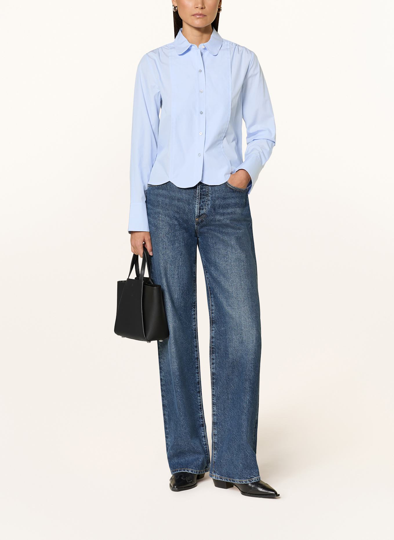 van Laack Blouse VL-MATEJA-KN, Color: LIGHT BLUE (Image 2)
