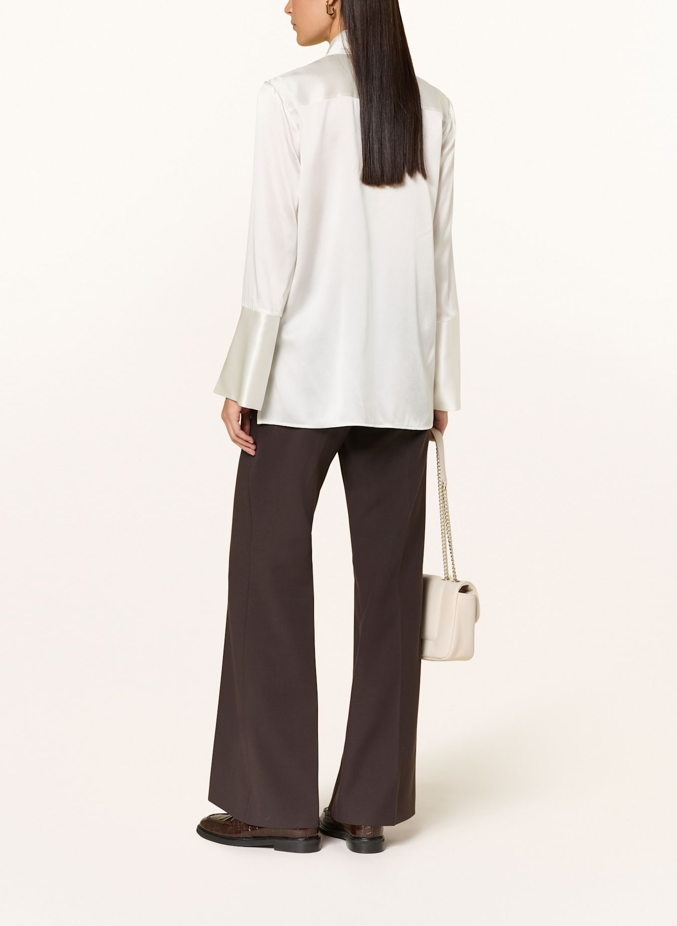 van Laack Silk blouse VL-DENISA-XX, Color: WHITE (Image 3)