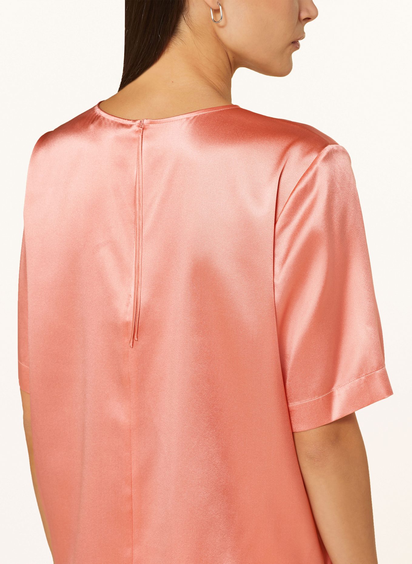 van Laack Silk shirt blouse VL-TANIMA-XX: LIGHT RED