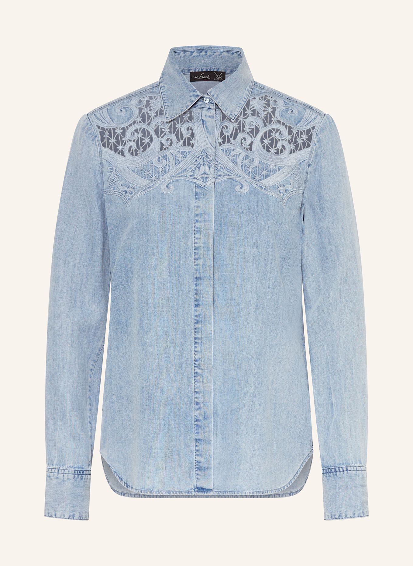 van Laack Shirt blouse VL-CELLOUS-XX, Color: LIGHT BLUE (Image 1)