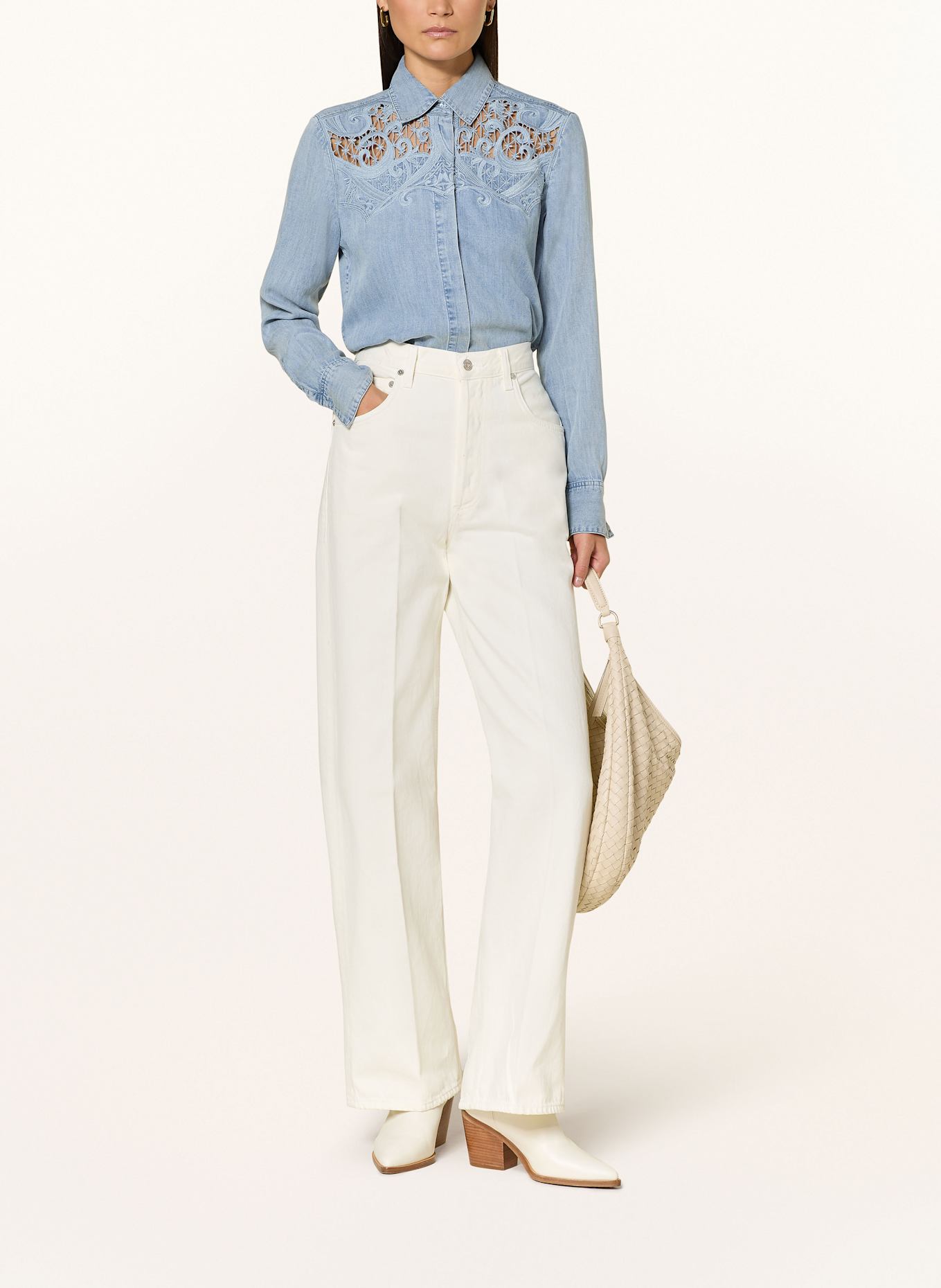 van Laack Shirt blouse VL-CELLOUS-XX, Color: LIGHT BLUE (Image 2)