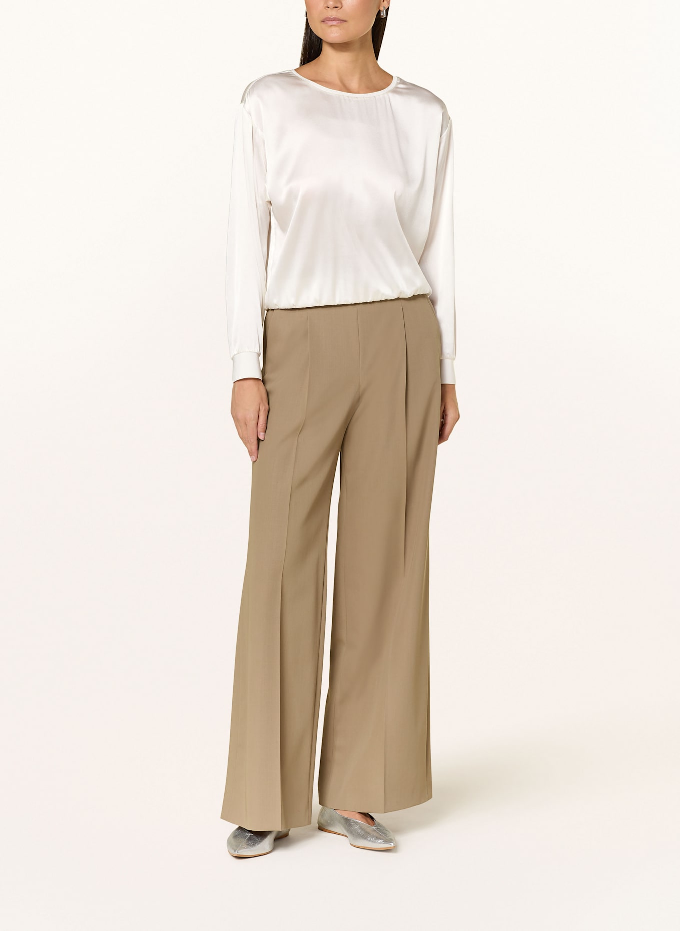 van Laack Silk shirt blouse VL-LENIAS-XX, Color: WHITE (Image 2)
