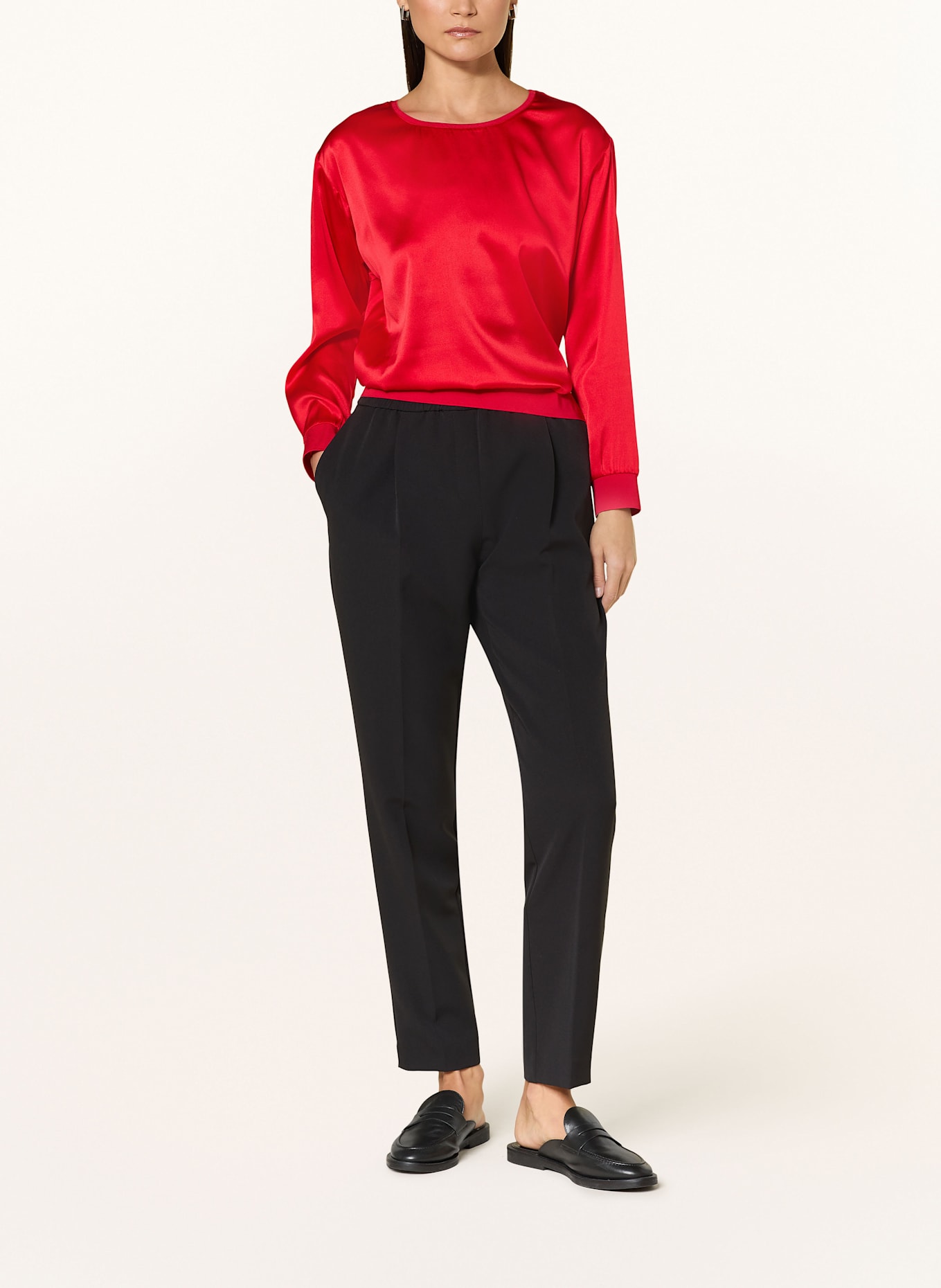 van Laack Blusenshirt VL-LENIAS-XX aus Seide: ROT