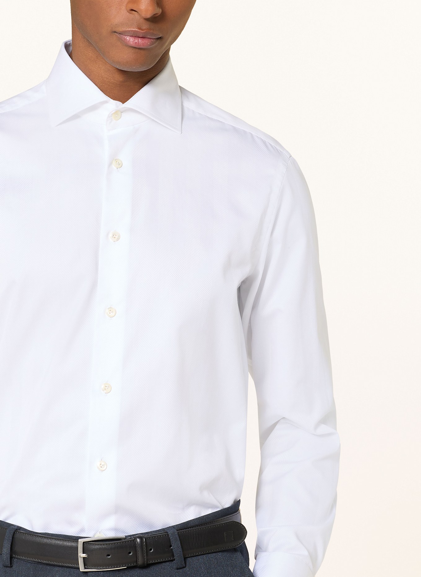 van Laack Shirt VL-RIVARA-TF Tailor Fit: WHITE