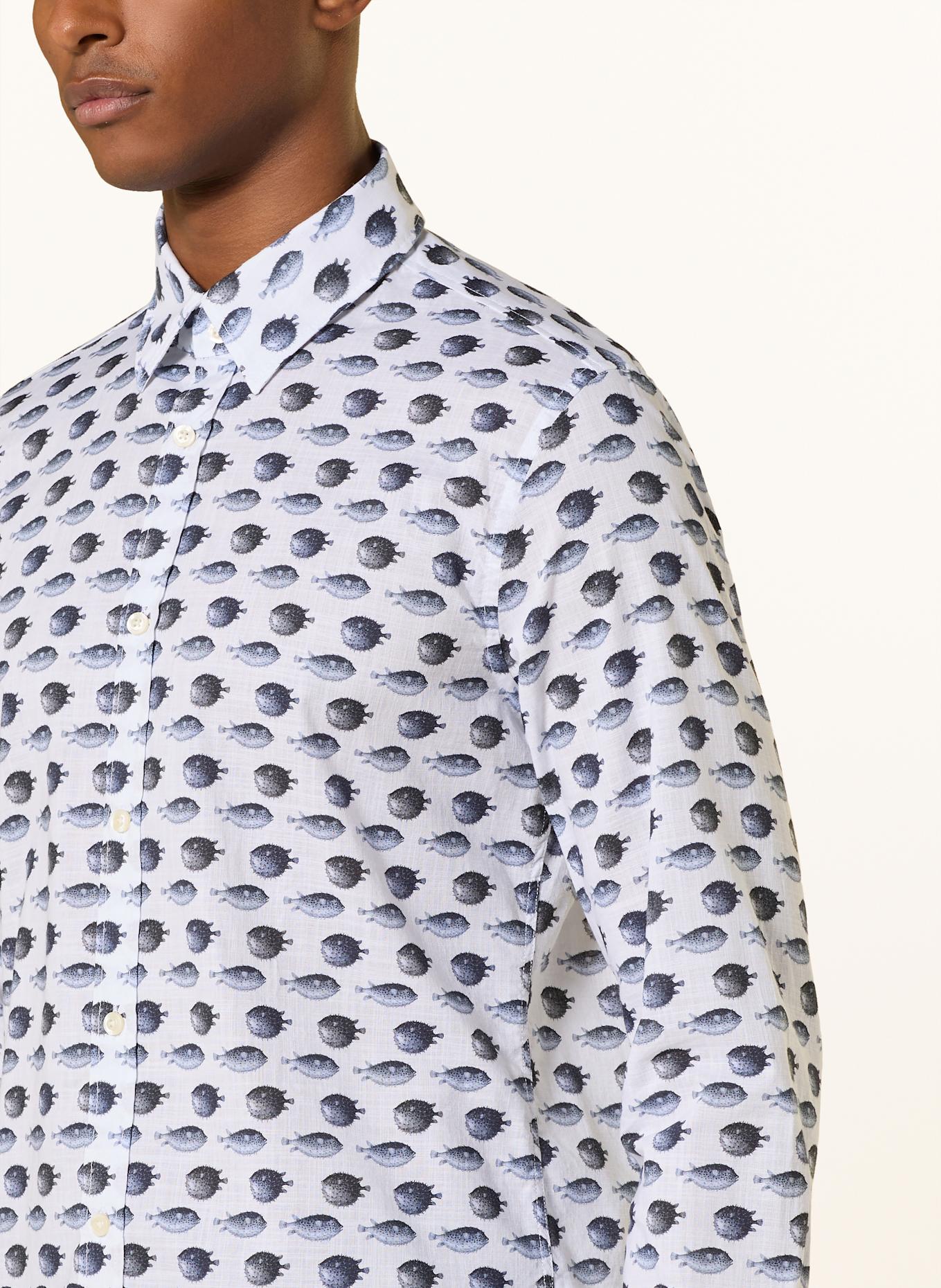 JOOP! JEANS Hemd HANSON Comfort Fit: DUNKELBLAU / WEISS