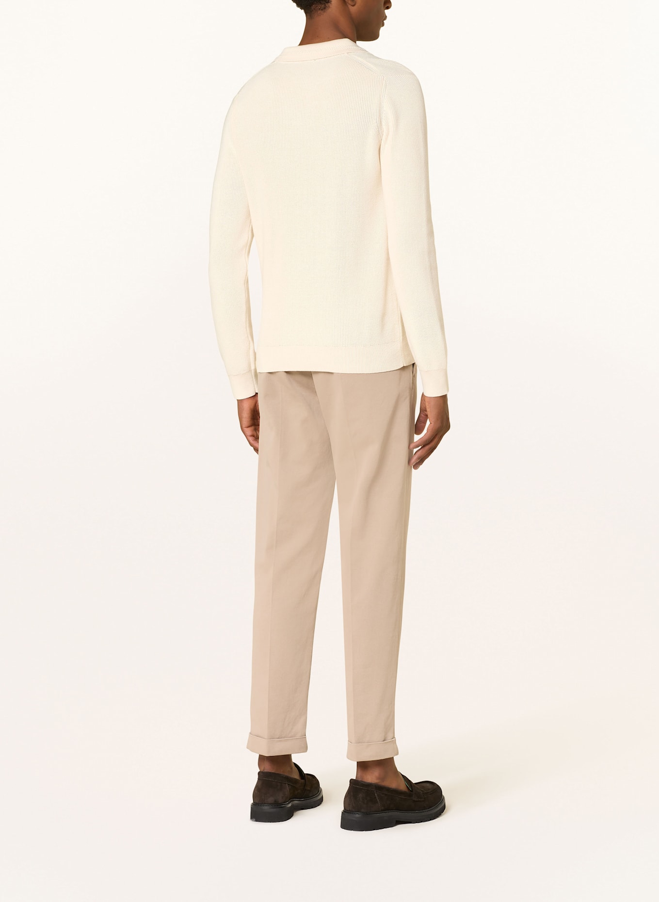 JOOP! JEANS Knitted polo shirt SVENO: BEIGE