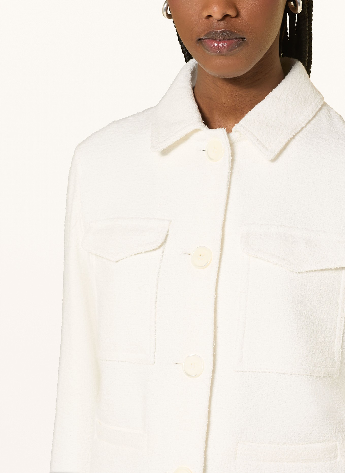 windsor. Bouclé-Blazer, Farbe: WEISS (Bild 4)