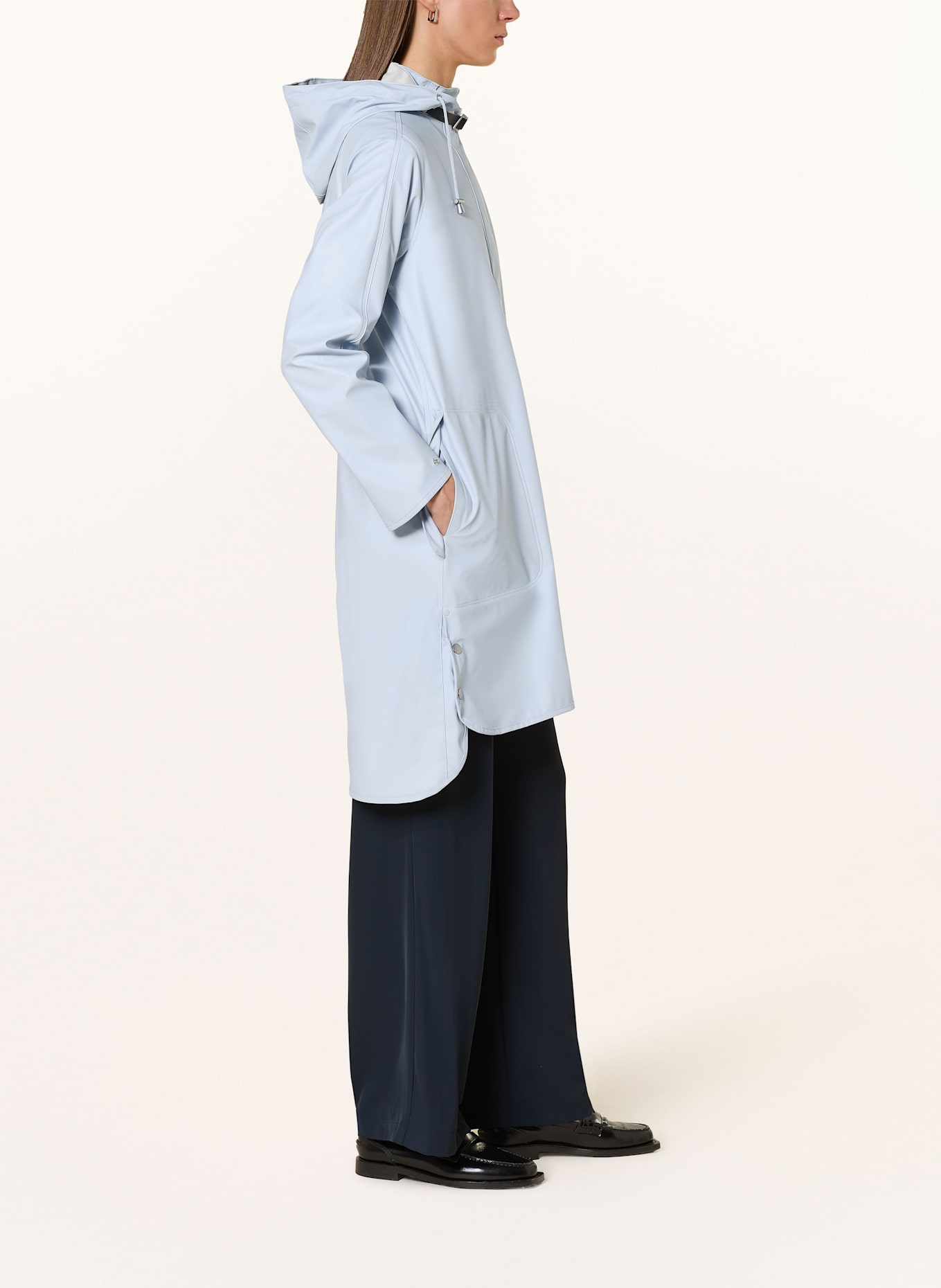 ILSE JACOBSEN Regenmantel RAIN71: HELLBLAU