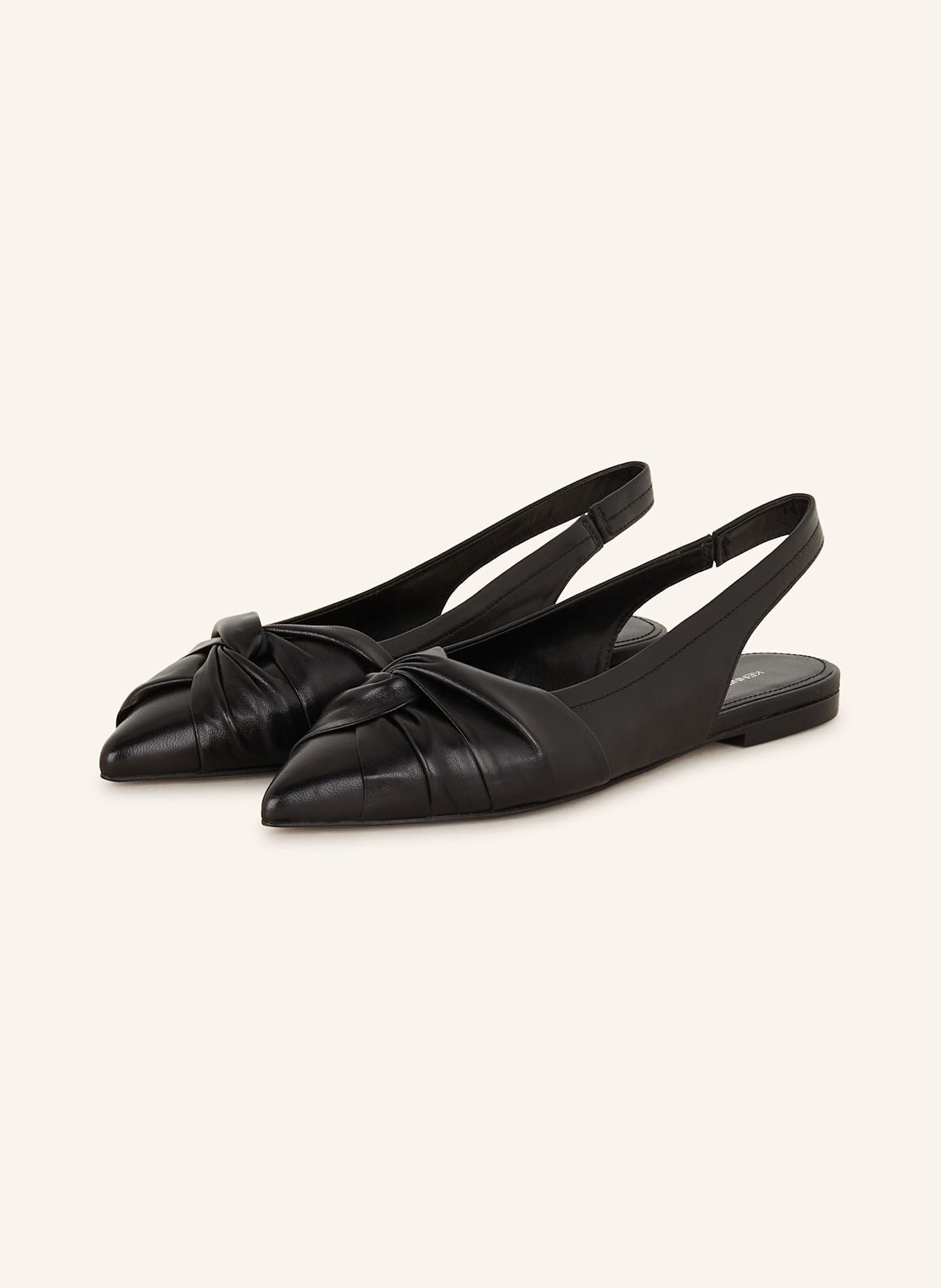 KENNEL & SCHMENGER Slingback ballerinas GRETA: BLACK