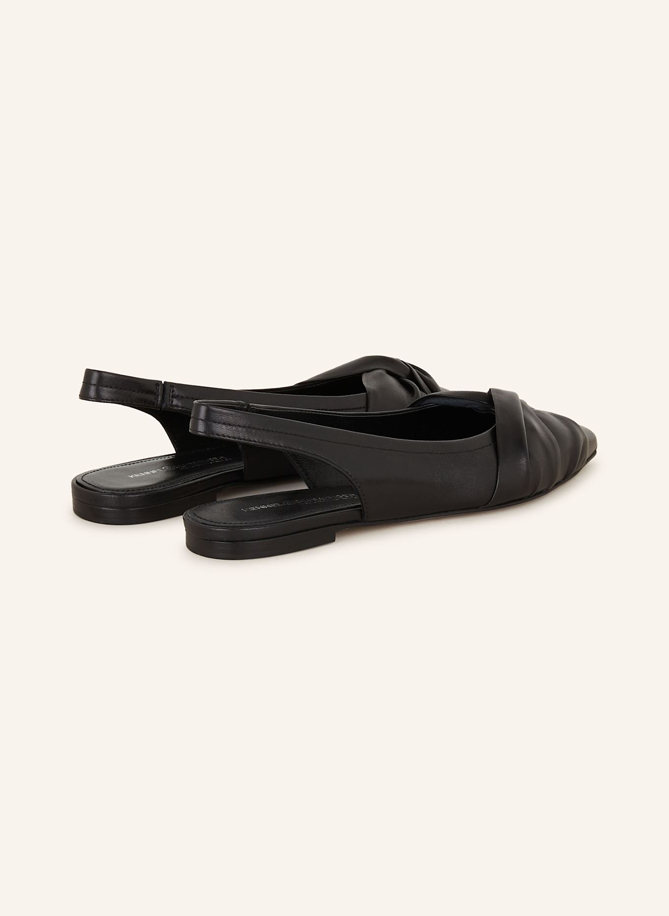 KENNEL & SCHMENGER Slingback ballerinas GRETA: BLACK