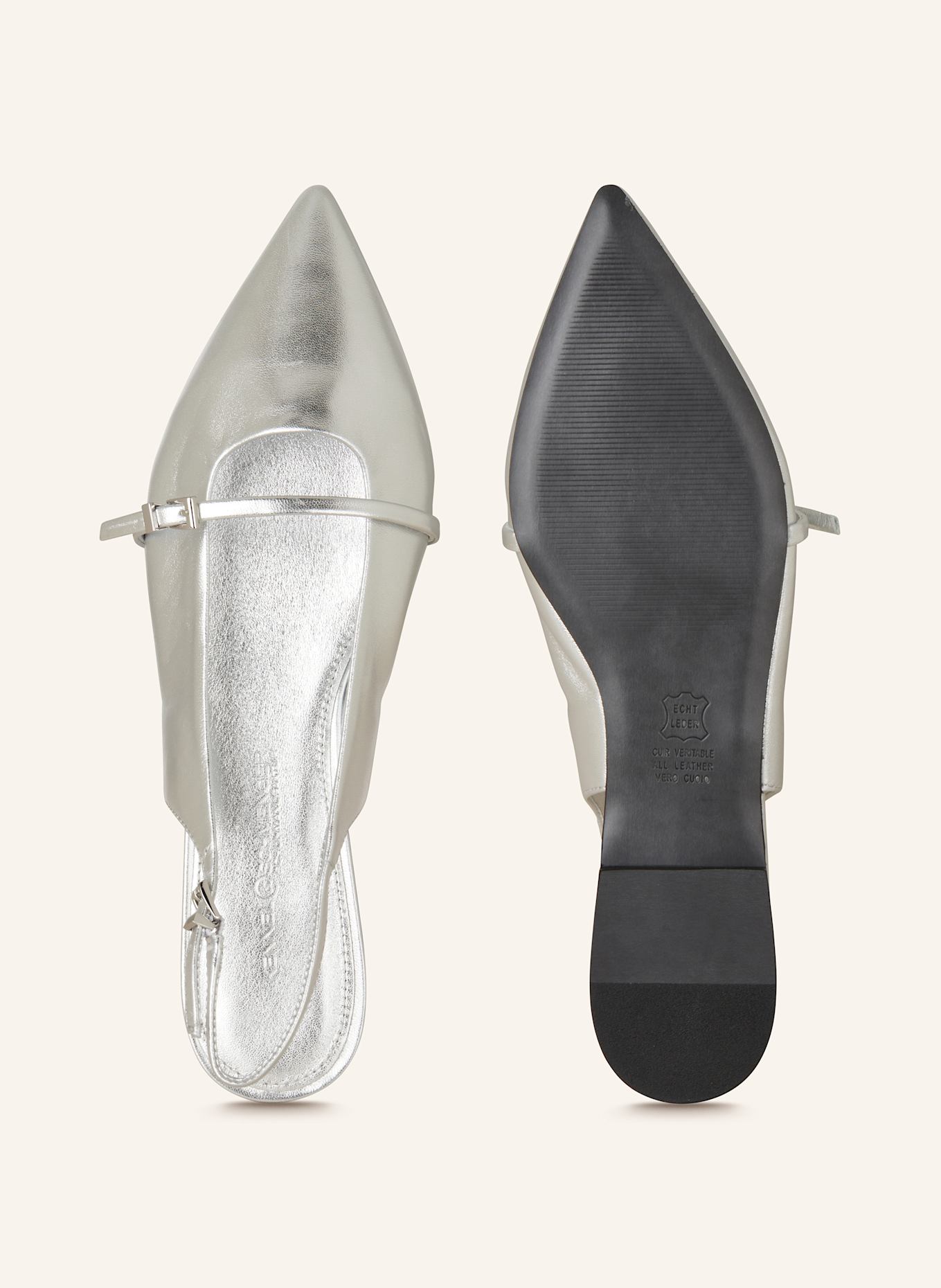KENNEL & SCHMENGER Slingballerinas GRETA: SILBER
