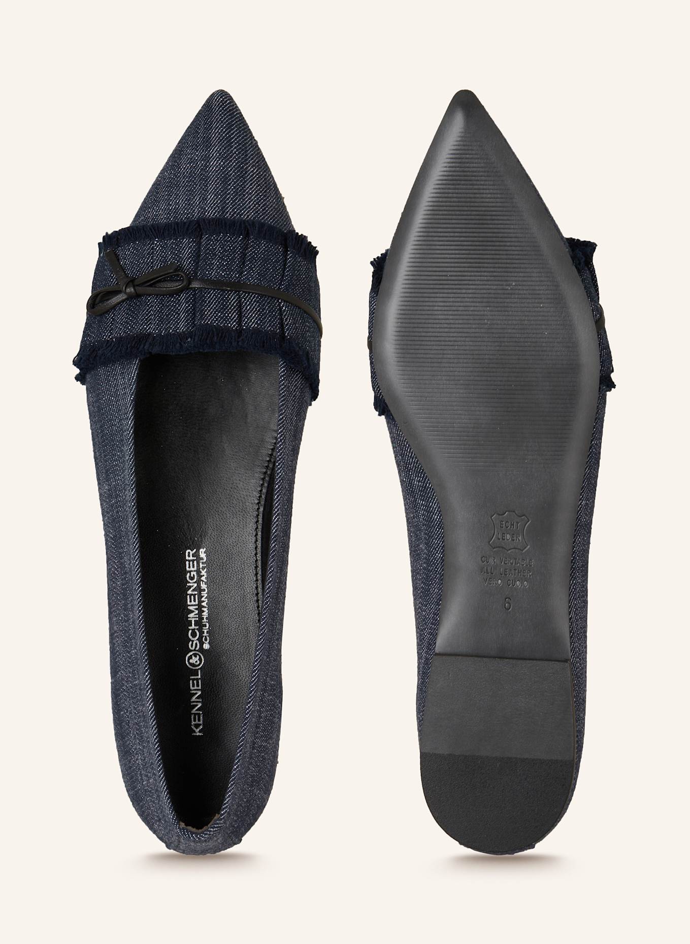 KENNEL & SCHMENGER Ballerinas GRETA: BLAU