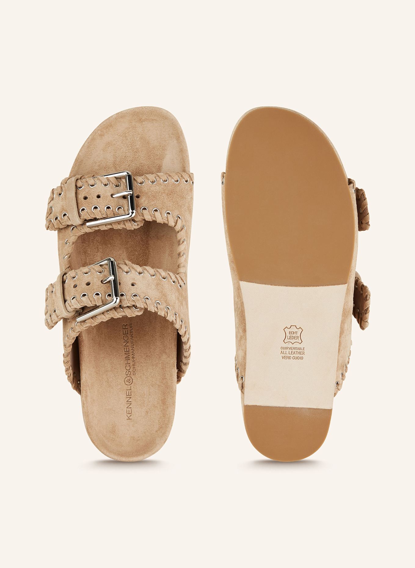 KENNEL & SCHMENGER Pantoletten LOVE: BEIGE