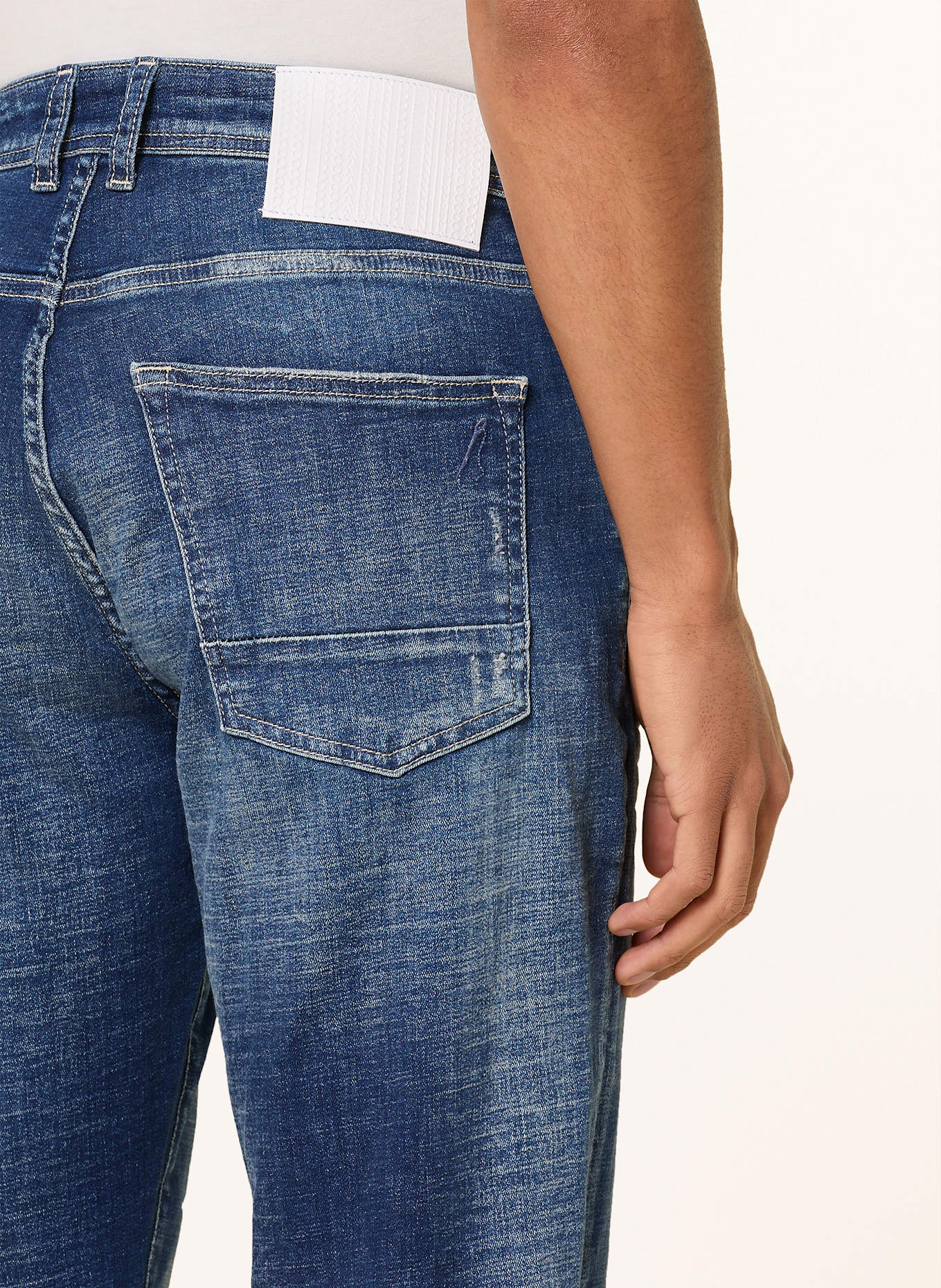 GOLDGARN DENIM Destroyed Jeans U2 Tapered Fit: 1090 midblue
