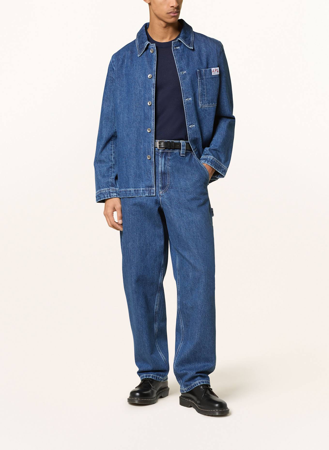 SCOTCH & SODA Strickshirt: DUNKELBLAU