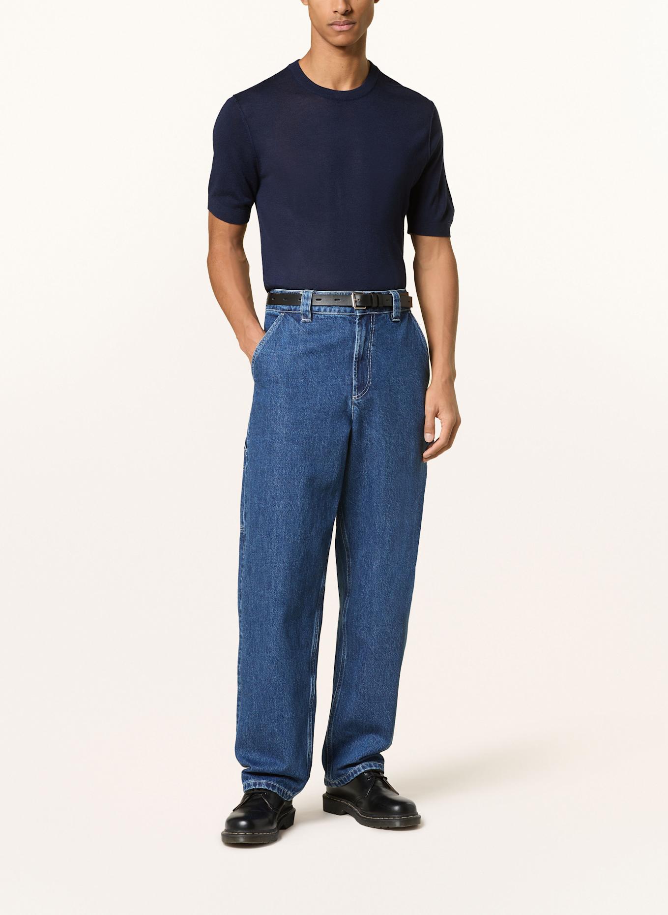 SCOTCH & SODA Strickshirt: DUNKELBLAU