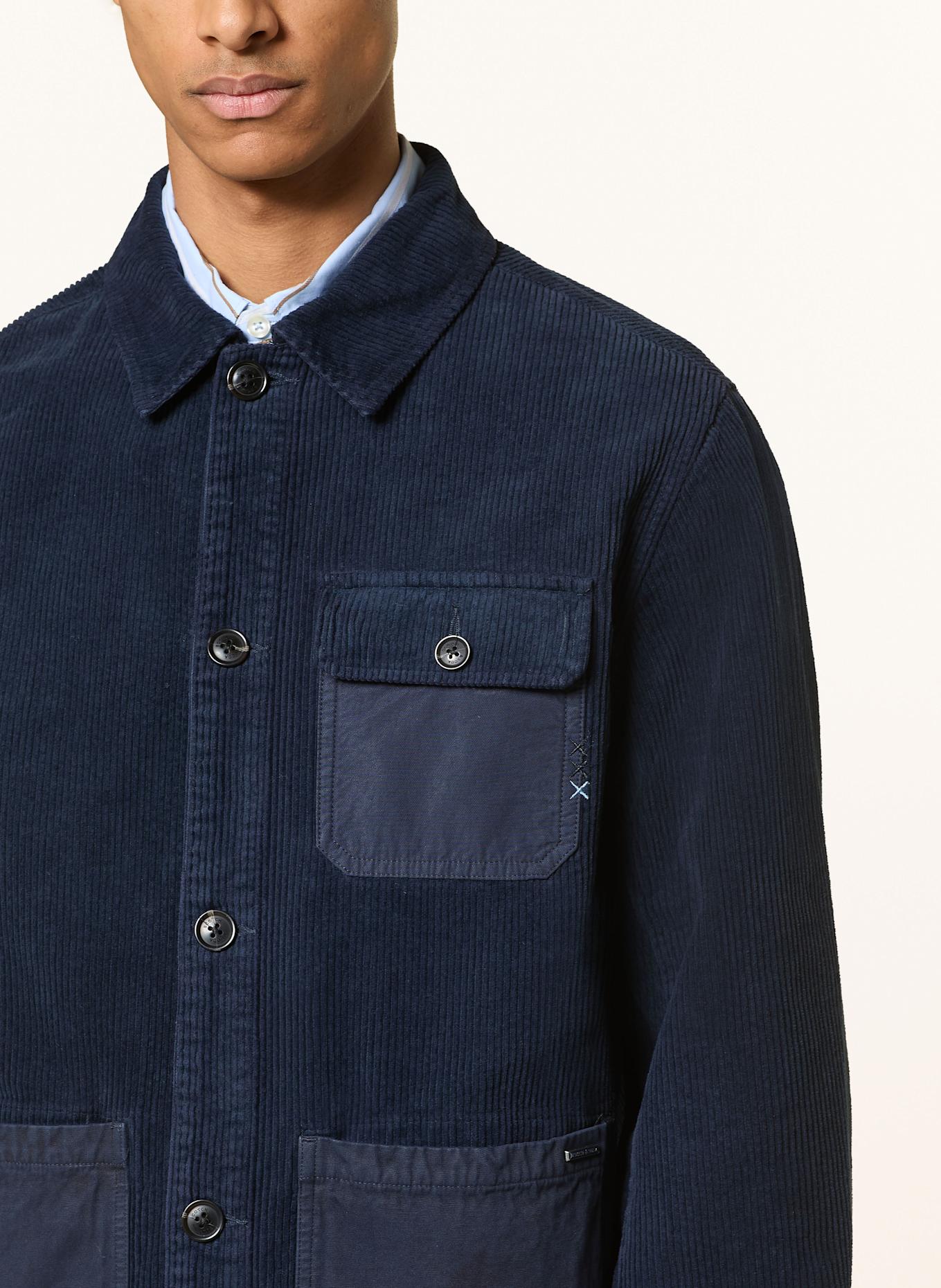 SCOTCH & SODA Cord-Overjacket: DUNKELBLAU