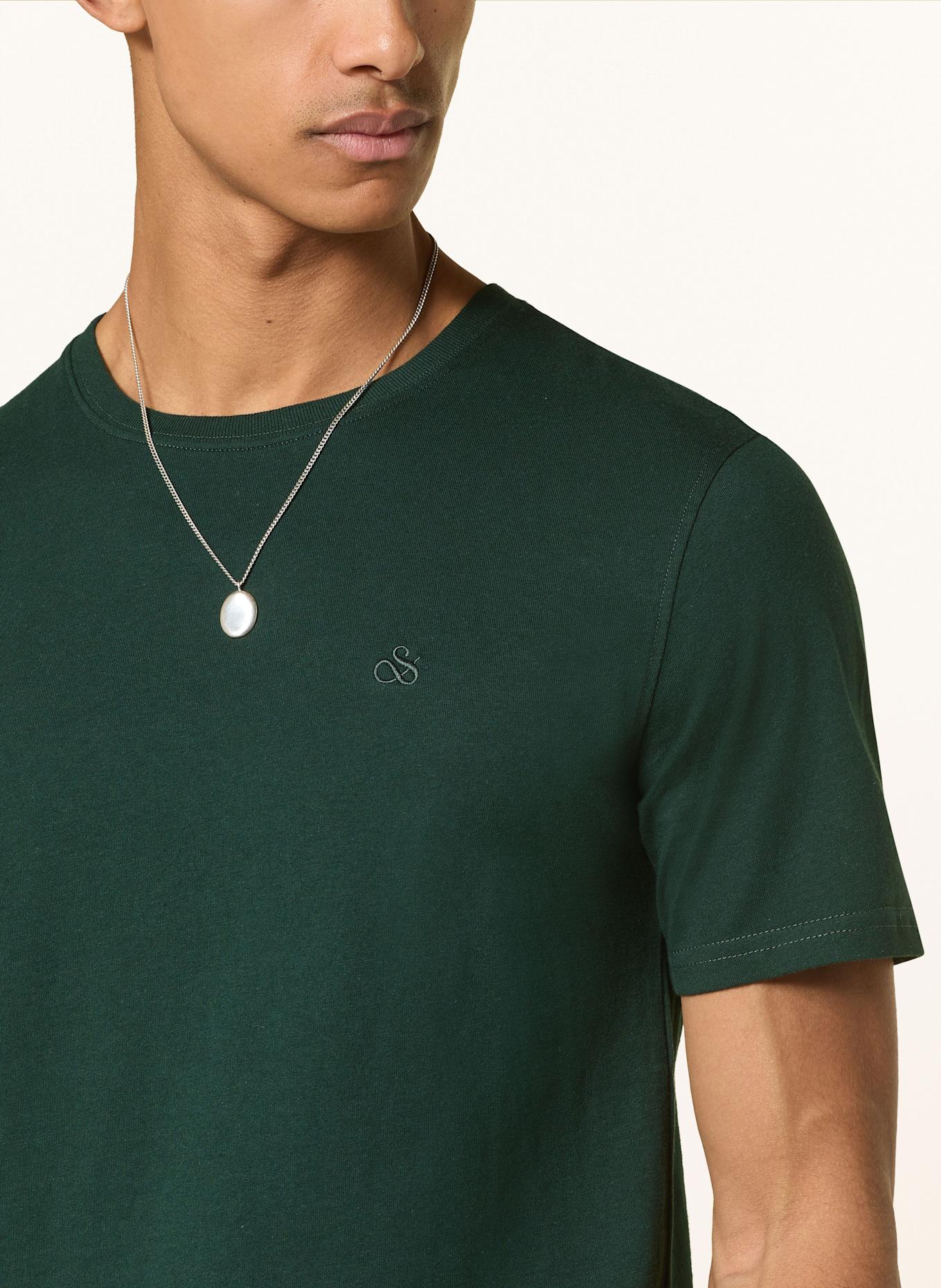 SCOTCH & SODA Tričko: TMAVĚ ZELENÁ