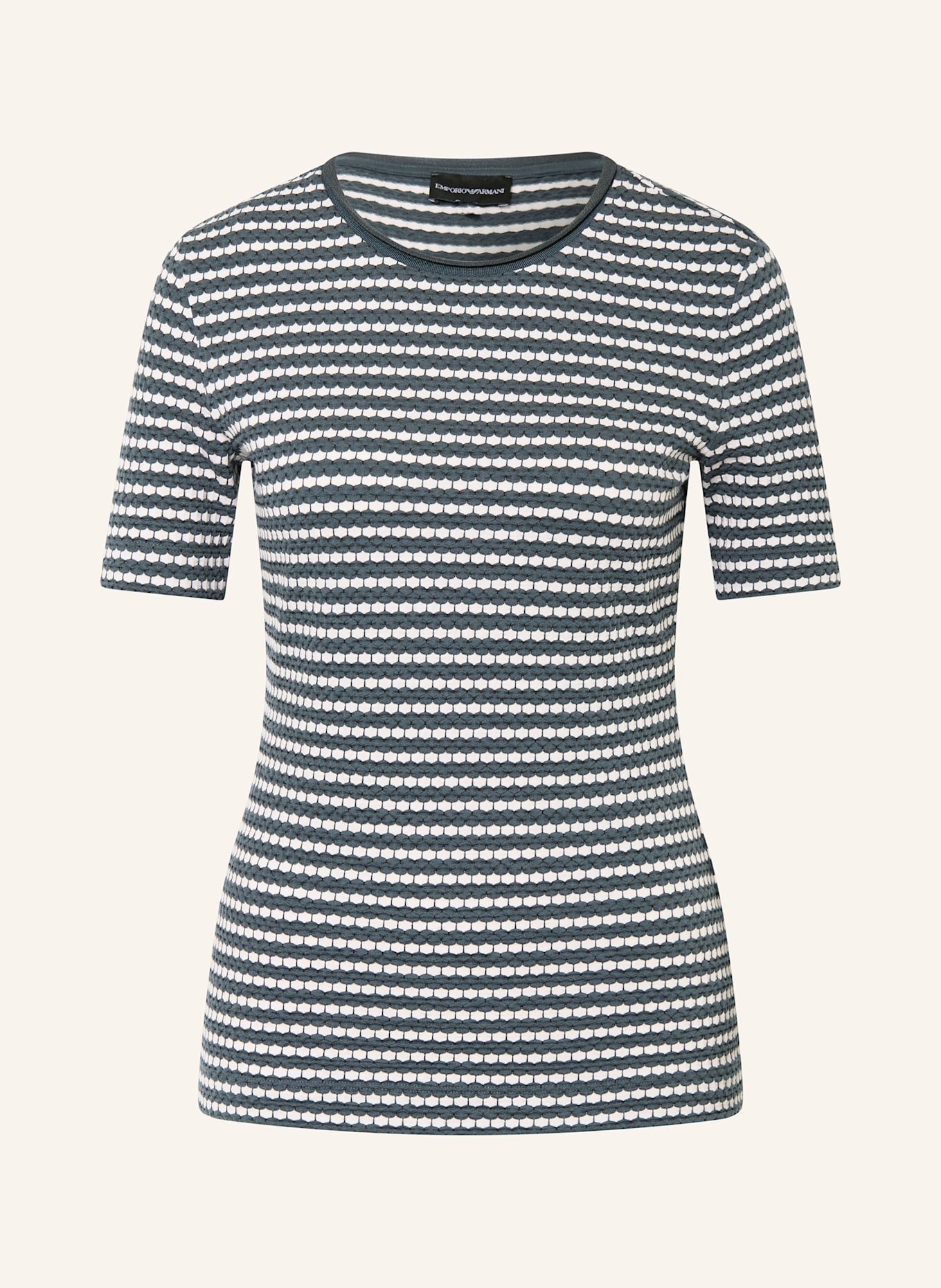 EMPORIO ARMANI T-Shirt: DUNKELGRAU/ HELLROSA