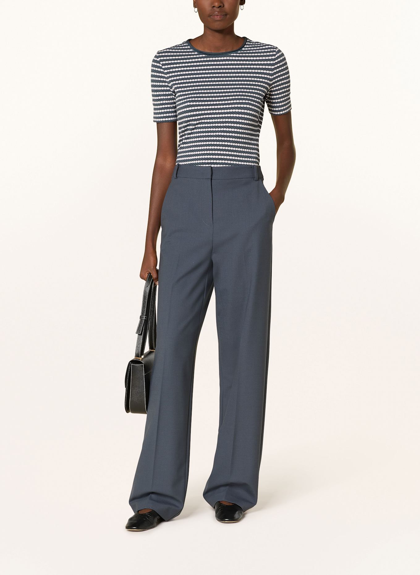 EMPORIO ARMANI T-Shirt: DUNKELGRAU/ HELLROSA