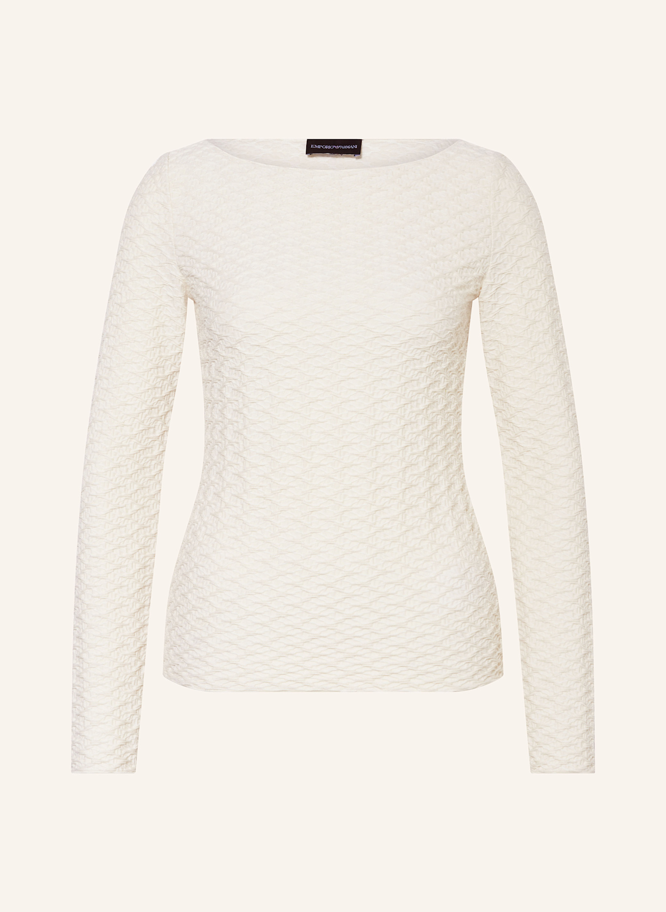 EMPORIO ARMANI Longsleeve: WEISS