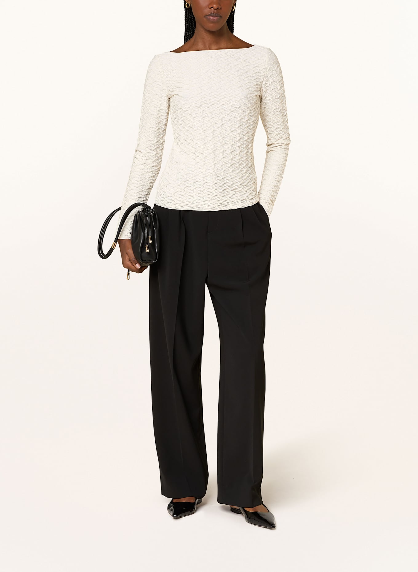 EMPORIO ARMANI Longsleeve: WEISS