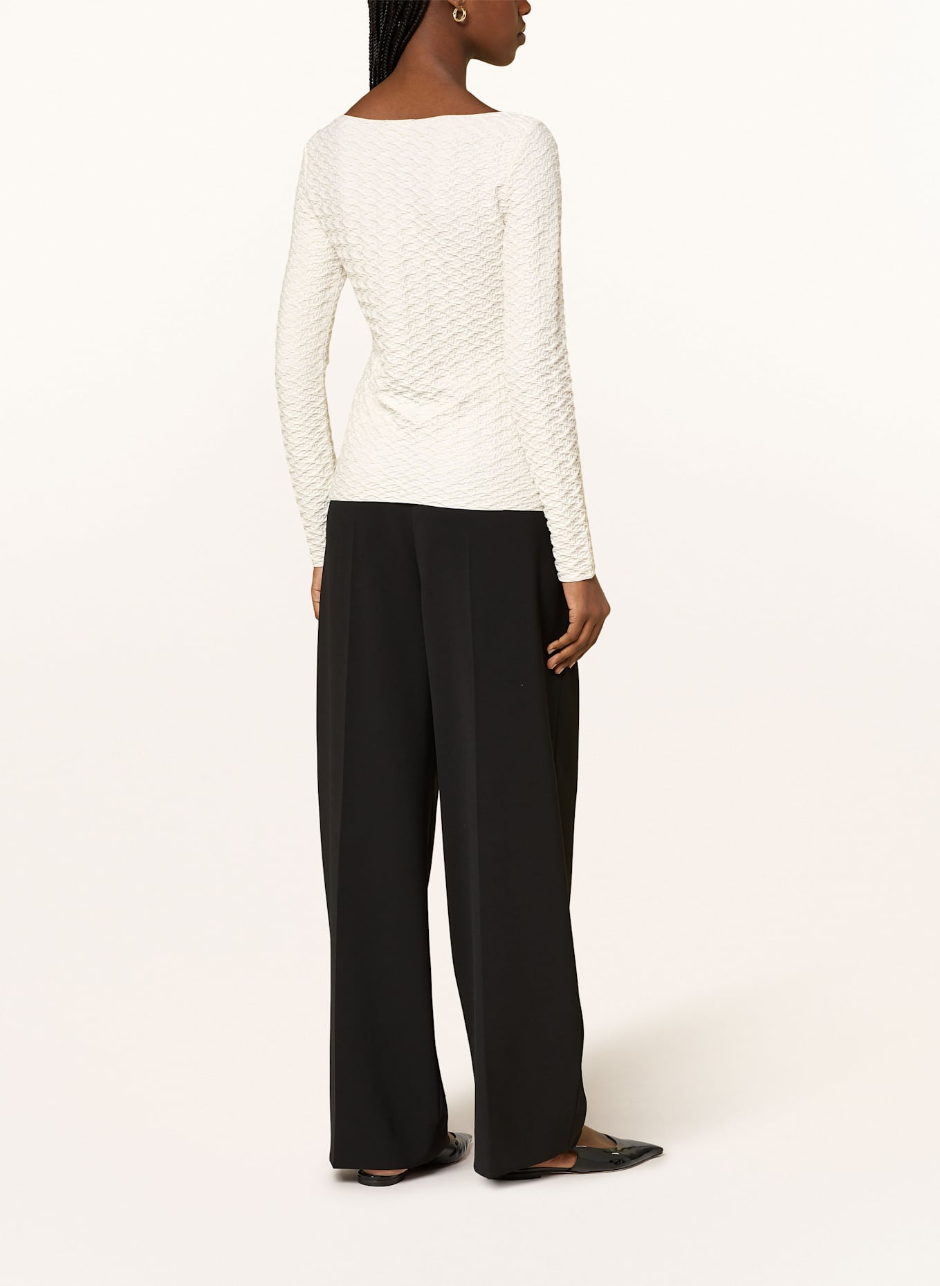EMPORIO ARMANI Longsleeve: WEISS