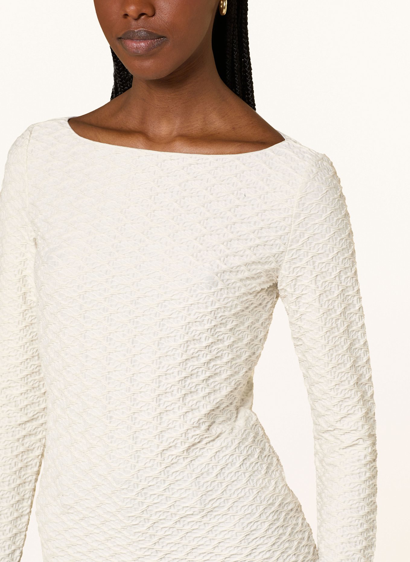 EMPORIO ARMANI Longsleeve: WEISS