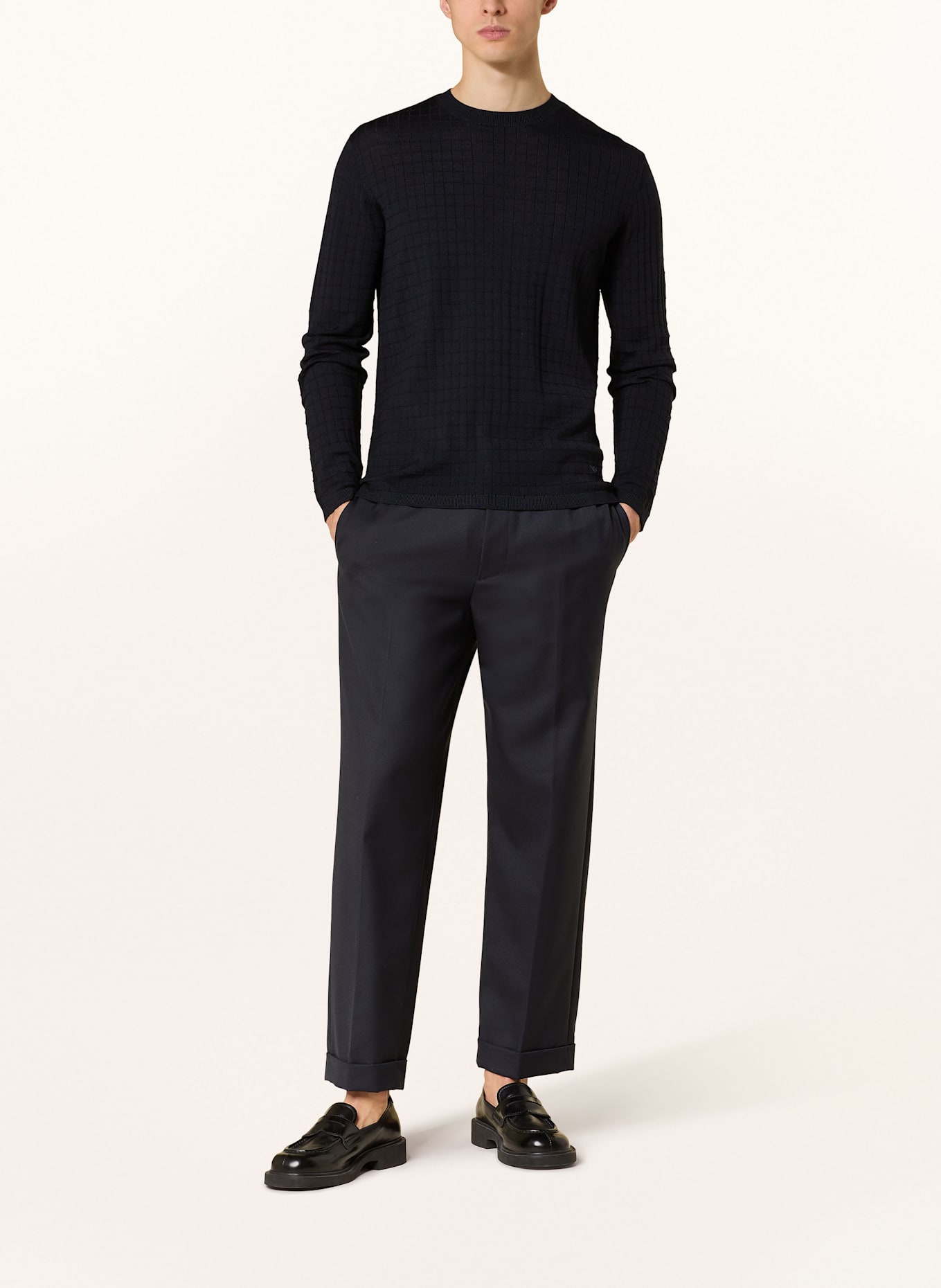 EMPORIO ARMANI Pullover: DUNKELBLAU