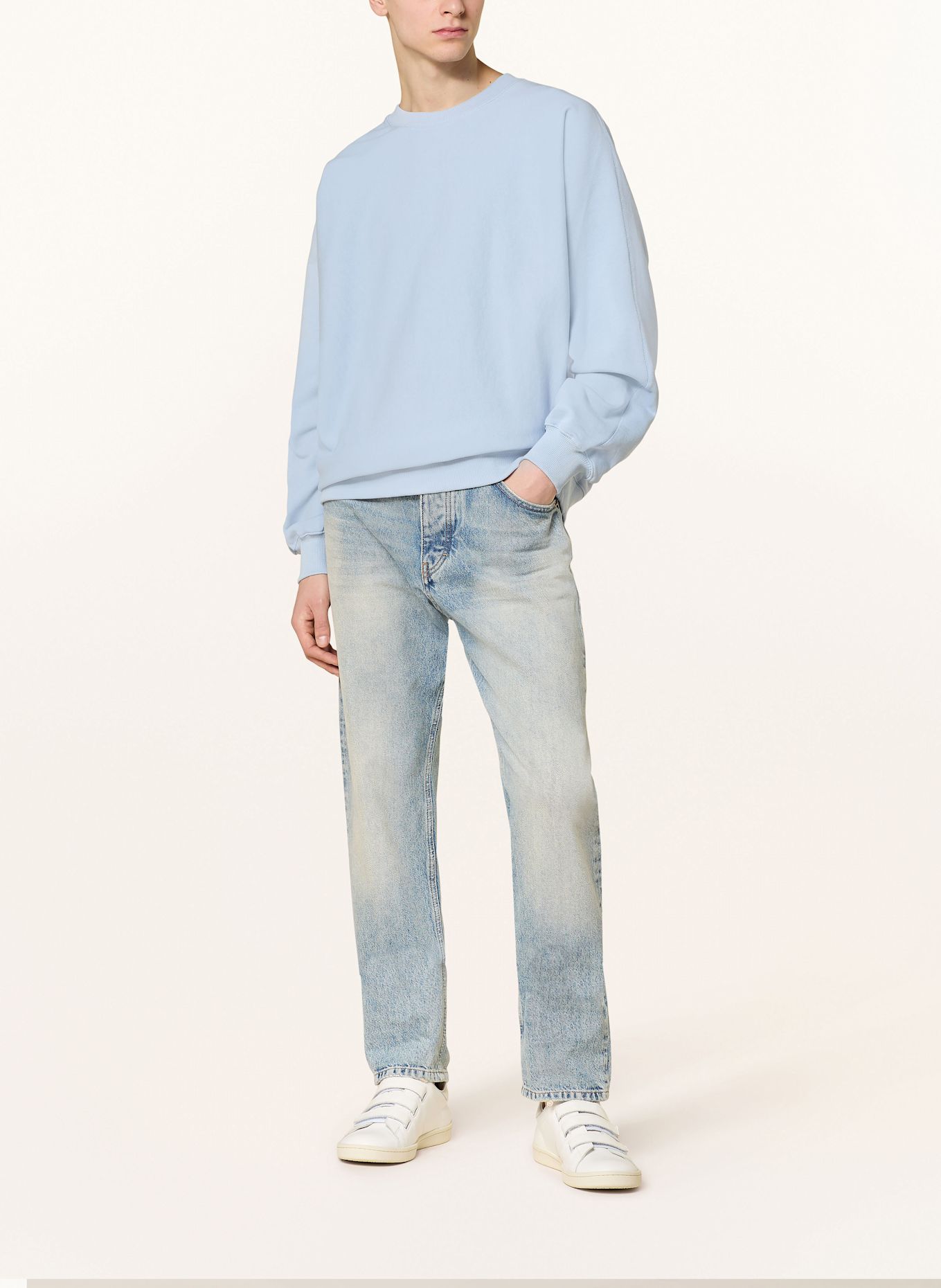 DRYKORN Bluza nierozpinana NIELO: JASNONIEBIESKI