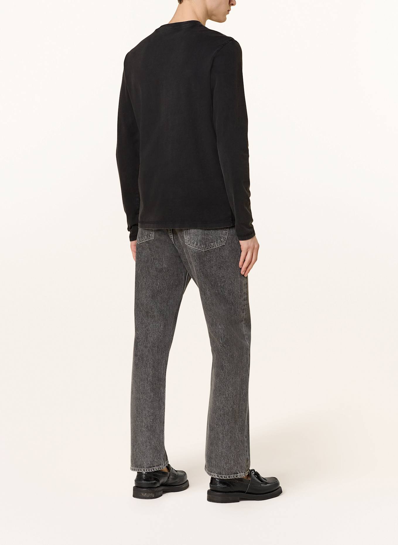 DRYKORN Long sleeve shirt TALDOR: DARK GRAY