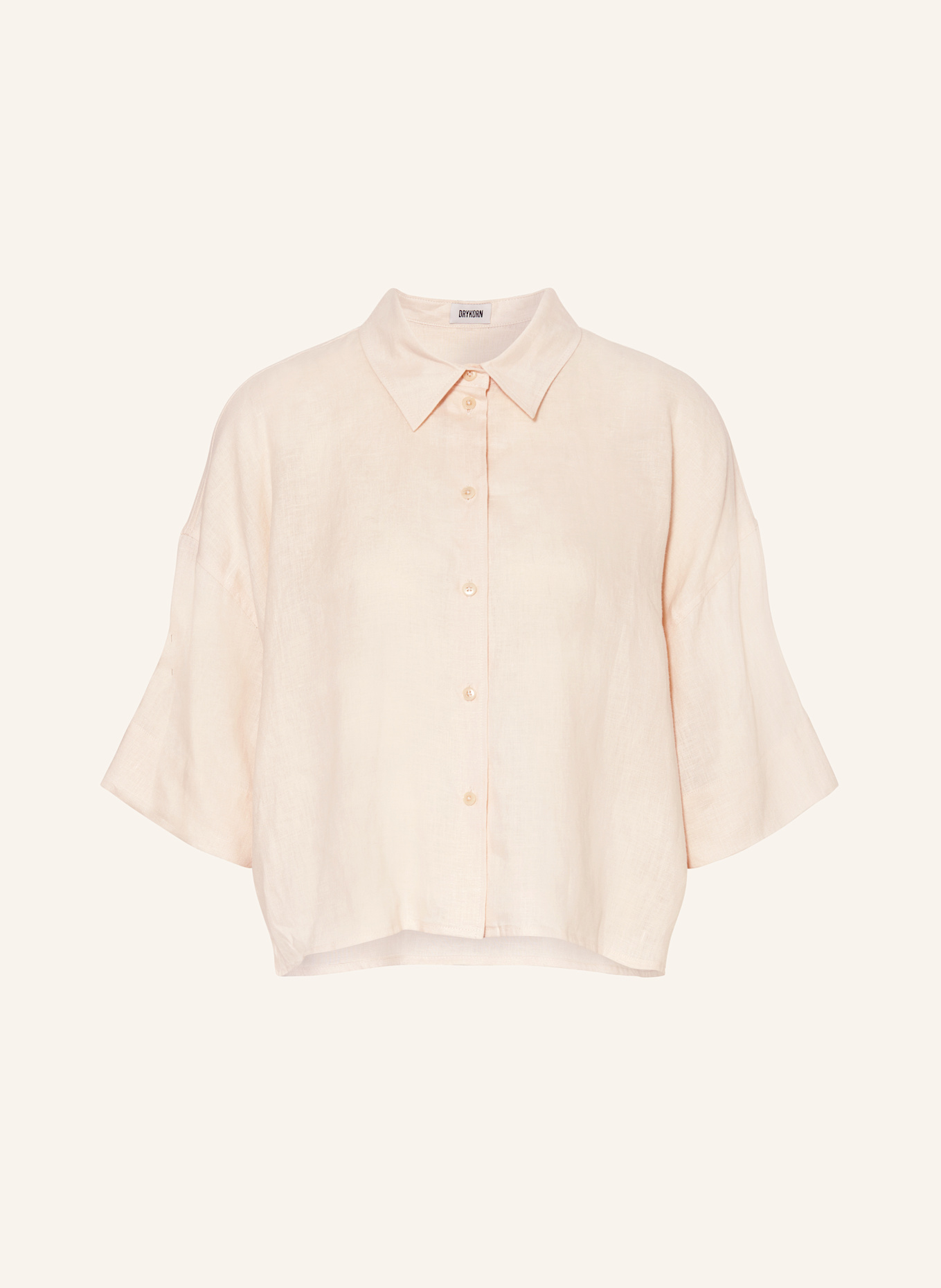 DRYKORN Hemdbluse YARIKA aus Leinen: ECRU