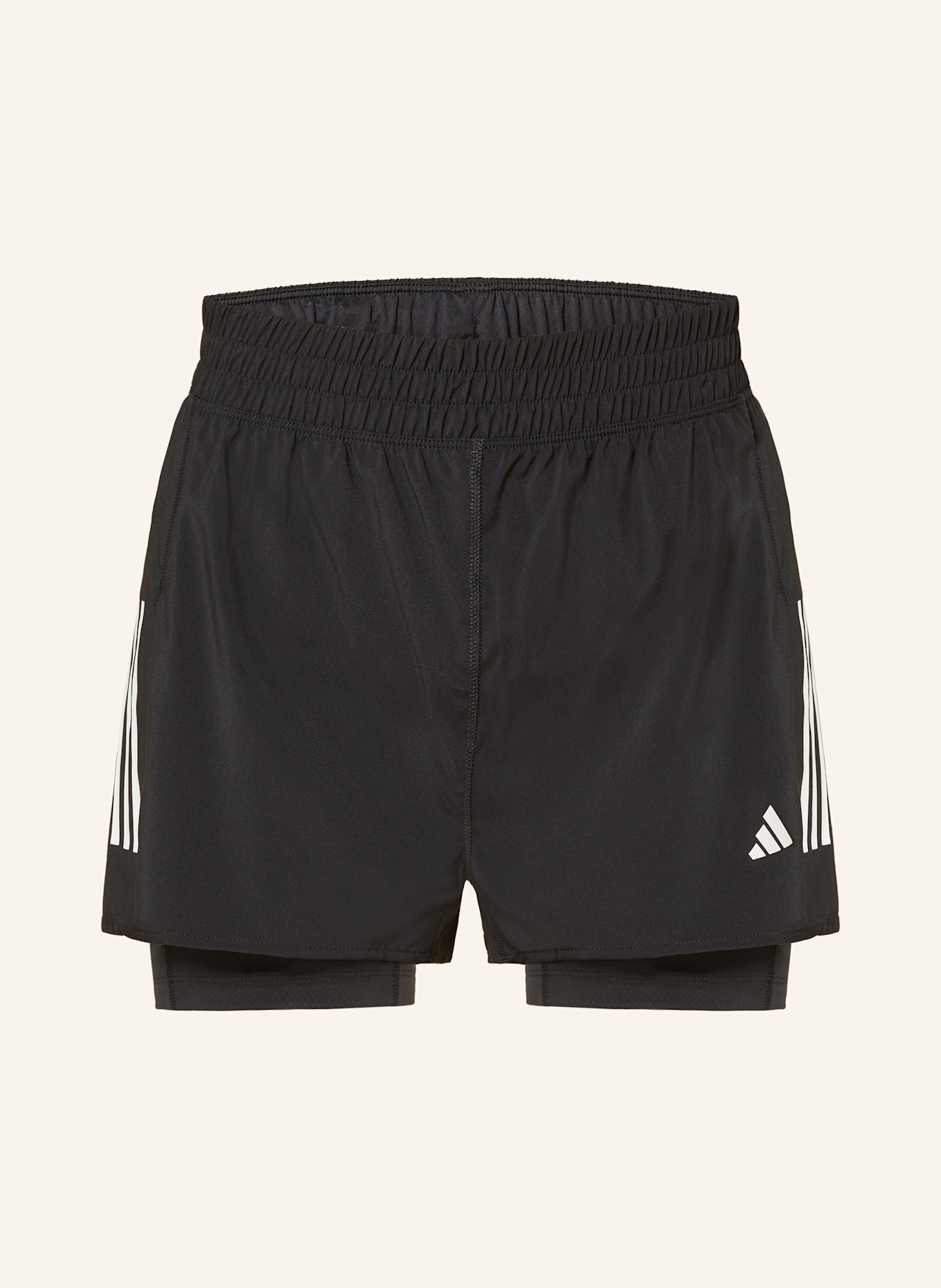 adidas 2-in1-Laufshorts OWN THE RUN CLIMACOOL: SCHWARZ