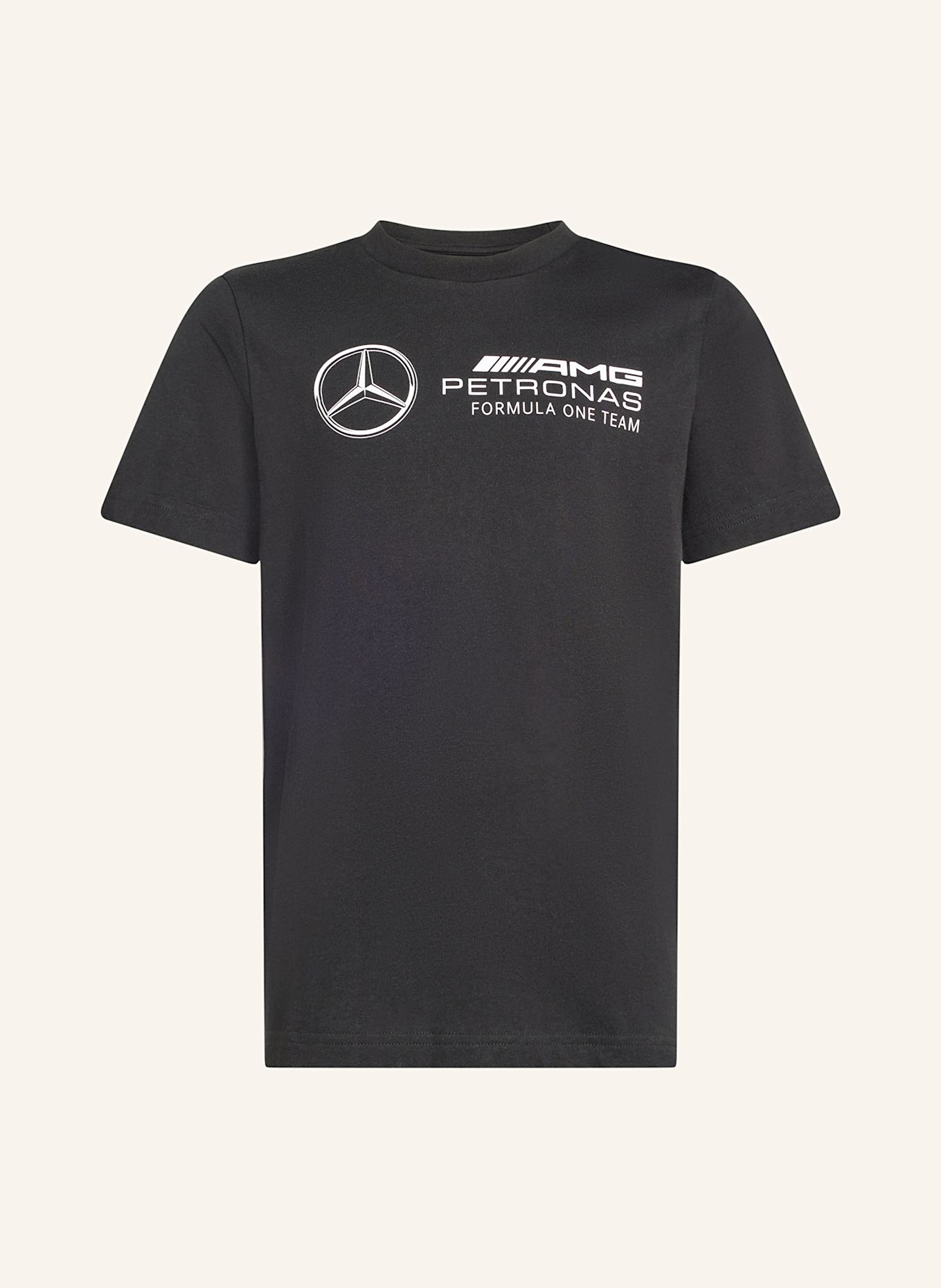 adidas T-Shirt MERCEDES - AMG PETRONAS FORMEL-1-TEAM DNA-GRAFIK: SCHWARZ