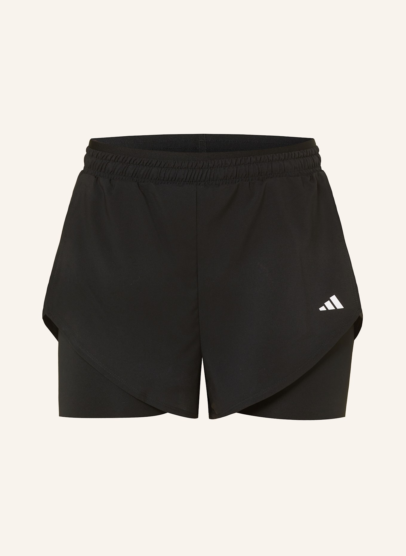 adidas 2-in-1 Trainingsshorts D4T: SCHWARZ