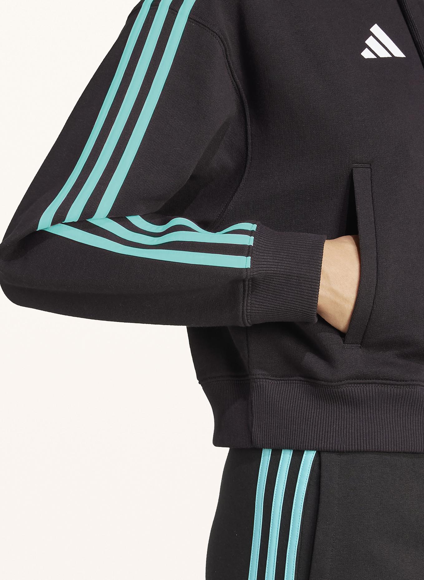 adidas Hoodie MERCEDES - AMG PETRONAS FORMULA ONE TEAM DNA: SCHWARZ/ MINT
