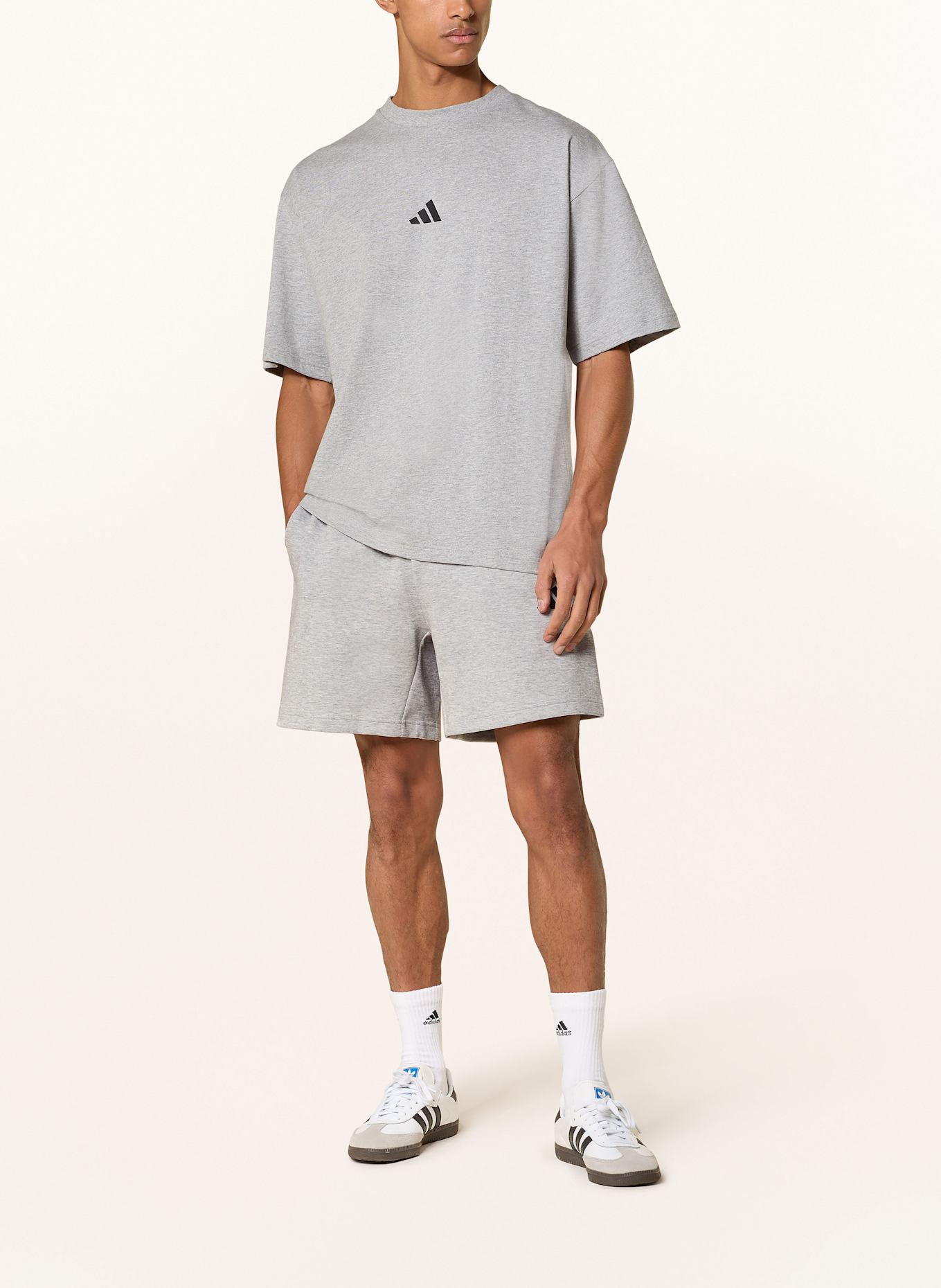 adidas T-shirt FUTURE ICONS SMALL LOGO: GRAY