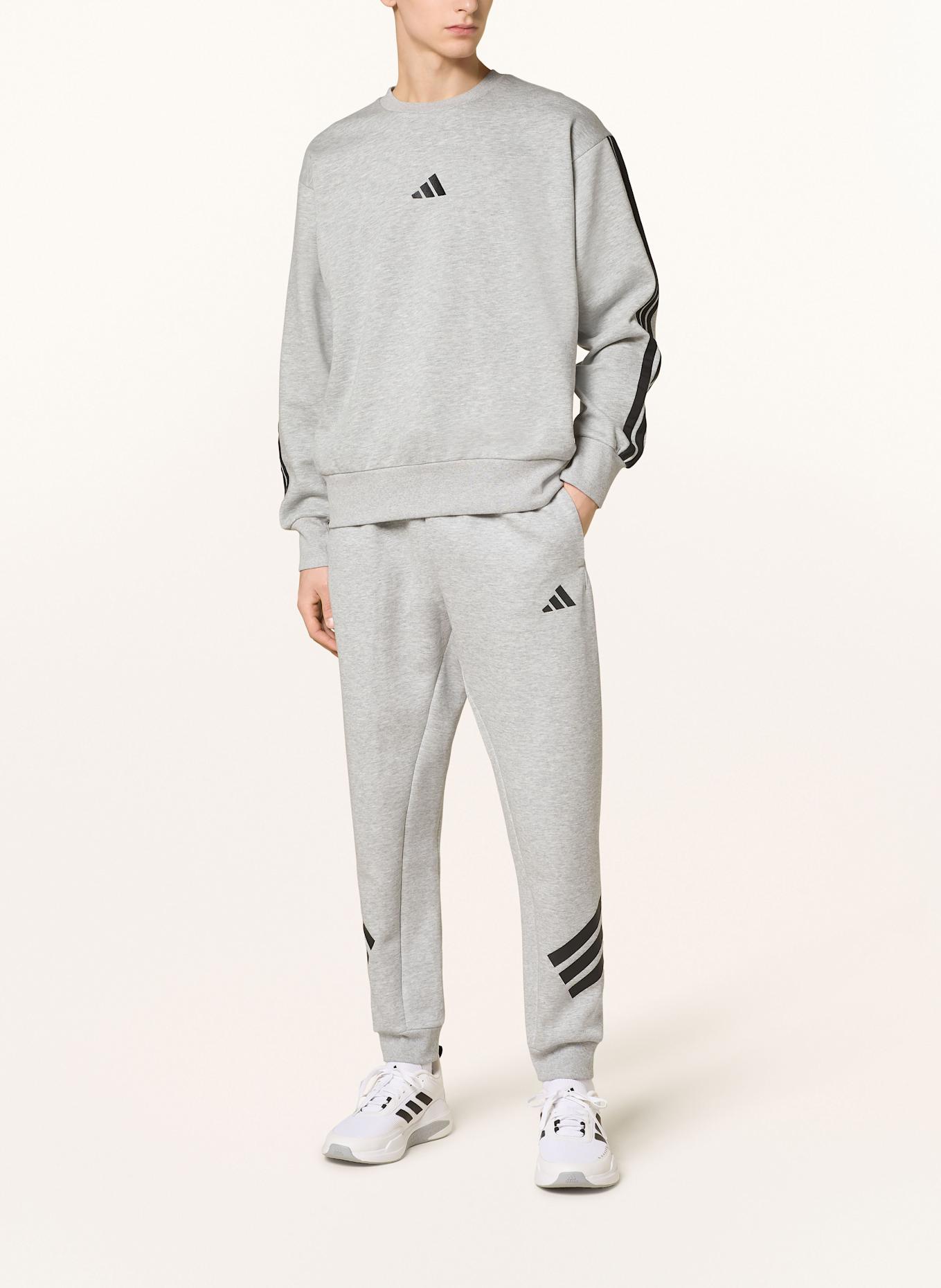 adidas Sweatshirt SPORTSWEAR: GRAY / BLACK