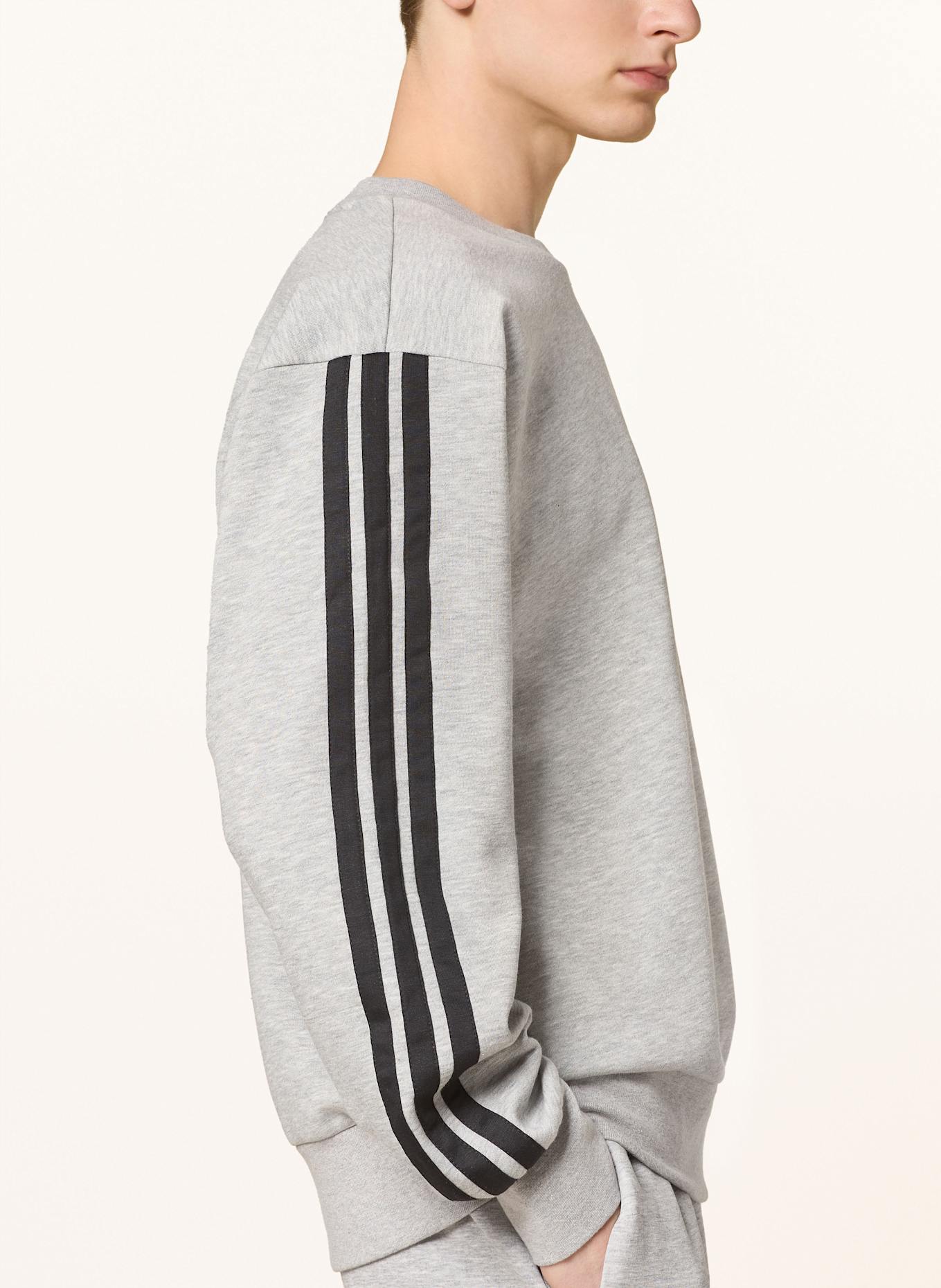 adidas Sweatshirt SPORTSWEAR: GRAY / BLACK