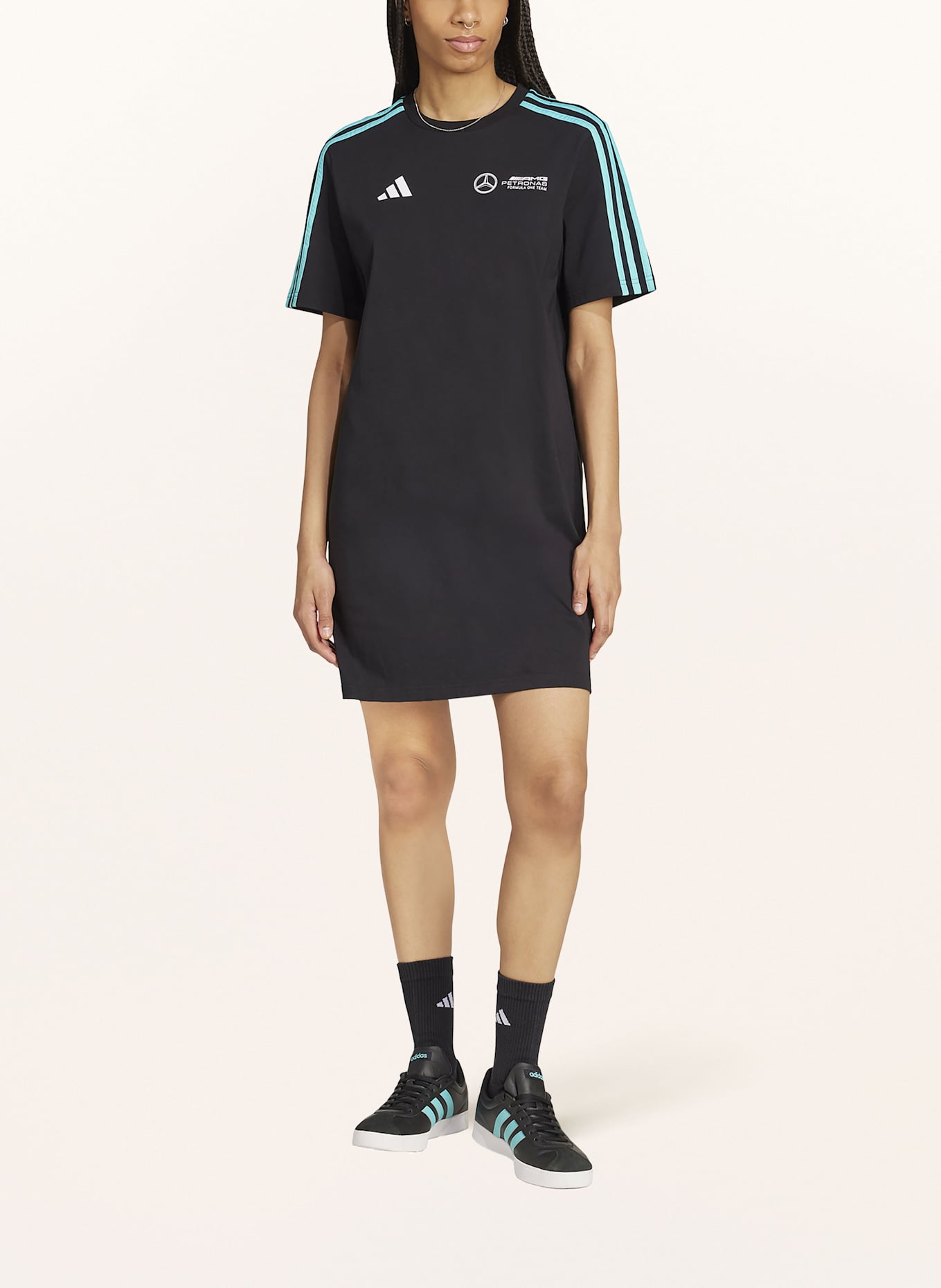 adidas Jerseykleid MERCEDES - AMG PETRONAS FORMULA ONE TEAM DNA: SCHWARZ/ MINT