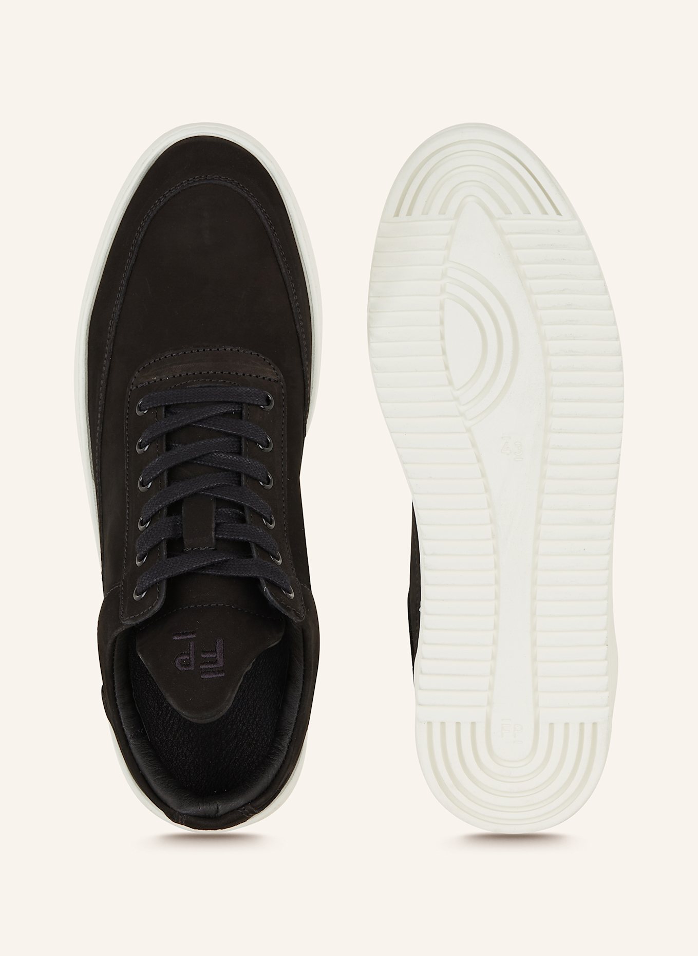 FILLING PIECES Sneaker LOW TOP: SCHWARZ