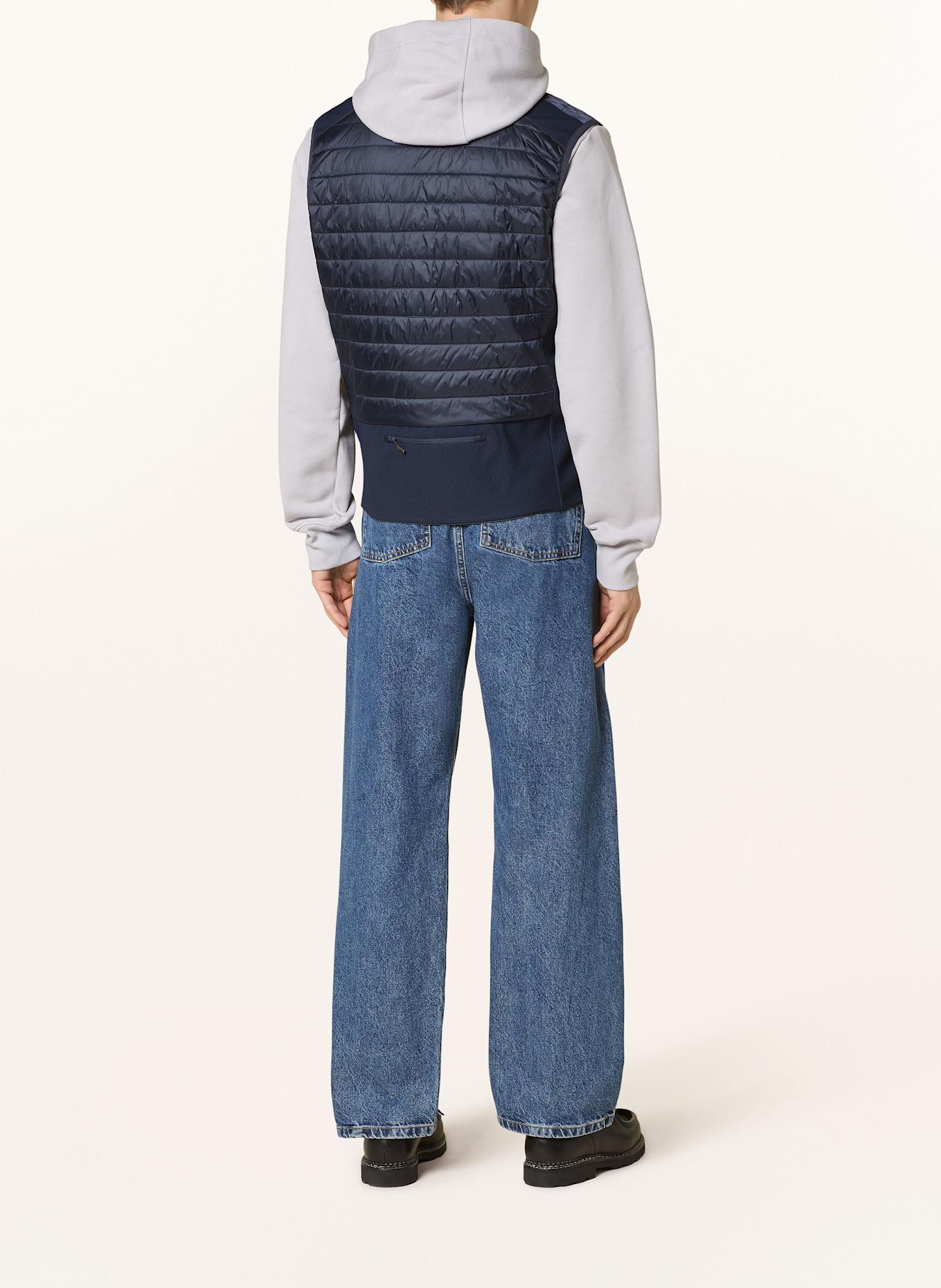 PARAJUMPERS ZAVIER down vest: BLUE