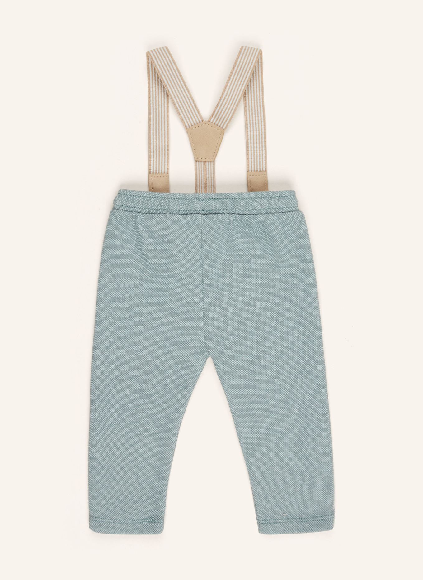 s.Oliver RED Set: Piqué-Hose und Hosenträger: PETROL