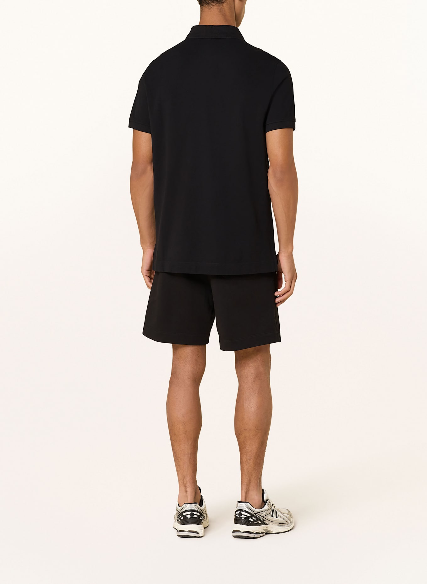 CANADA GOOSE Piqué-Poloshirt: SCHWARZ