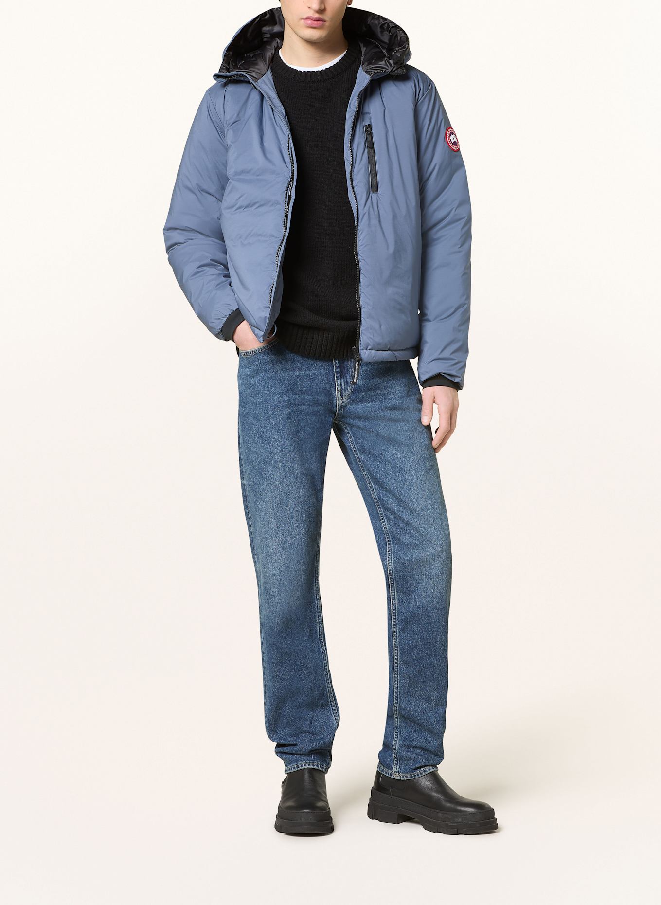 CANADA GOOSE Daunenjacke LODGE: BLAUGRAU