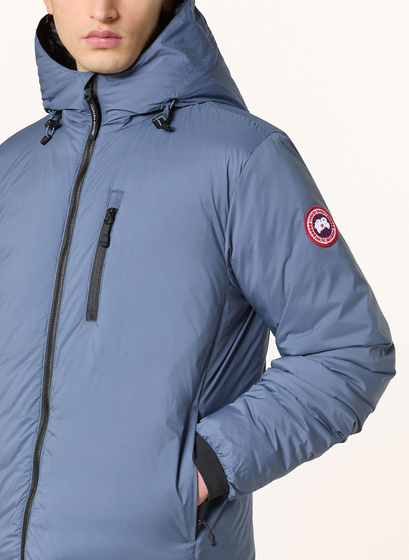 CANADA GOOSE Daunenjacke LODGE: BLAUGRAU